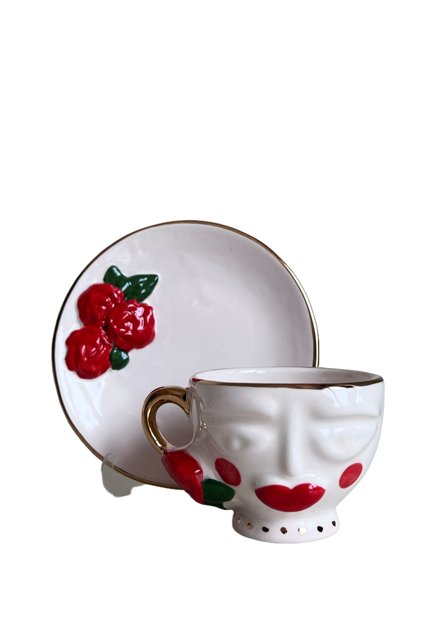 Red Roses Çay Fincanı