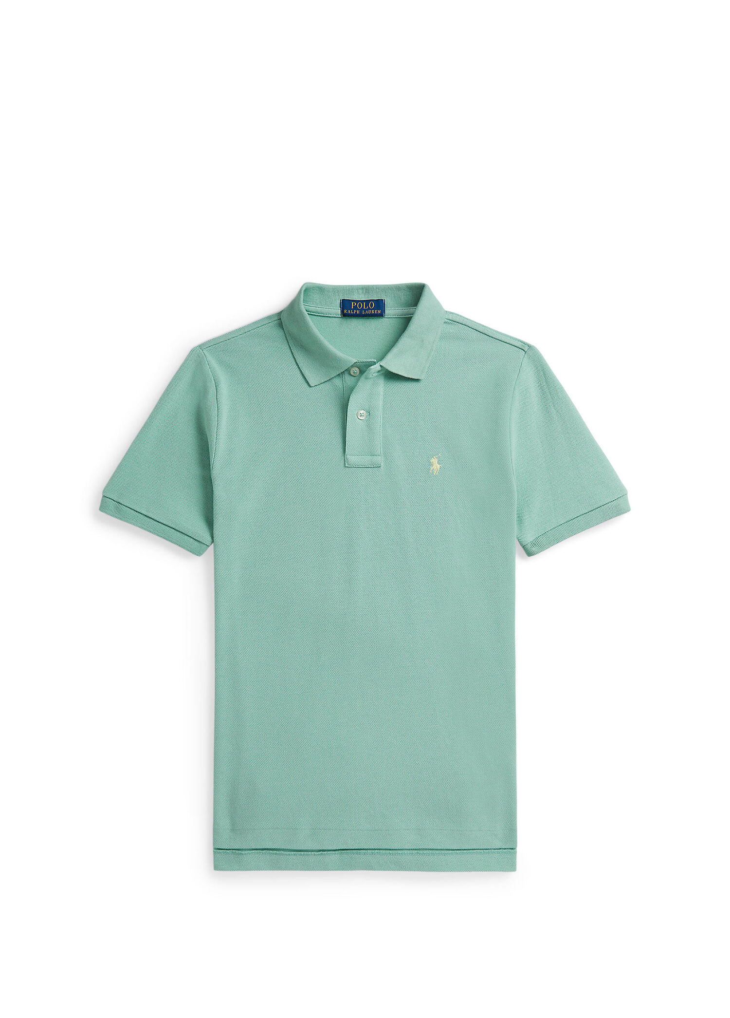 Açık Yeşil Polo Yaka Erkek Çocuk T-shirt