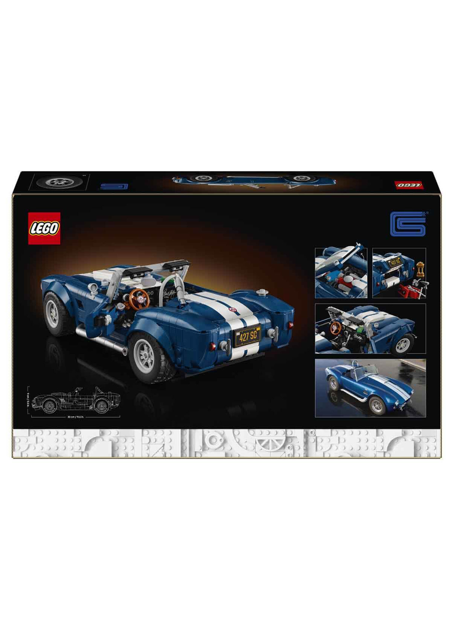 LEGO - Icons Shelby Cobra 427 S/C 10357 1241 Parça 18+ Yaş Yapı