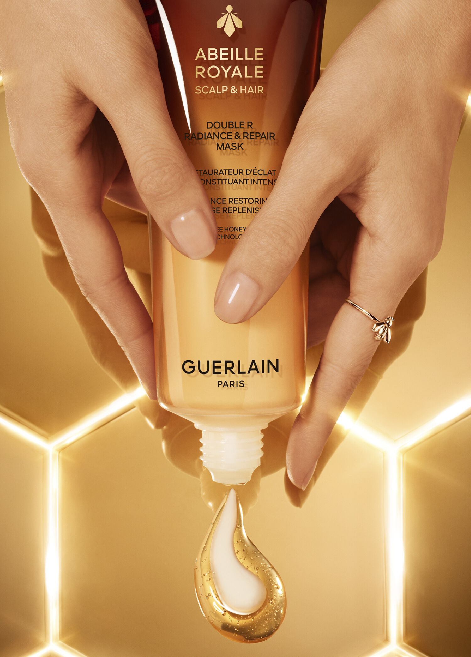 GUERLAIN ヘアマスク Abeille Royale - Double R Radiance & Repair Maskesi ❘ GUERLAIN