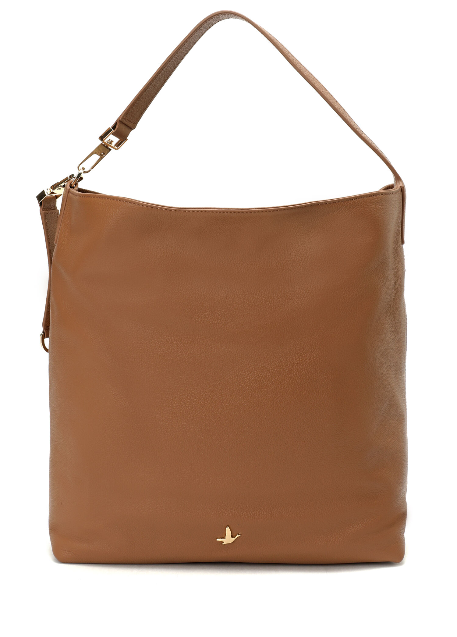 Camel Women's Leather Hobo Shoulder Bag