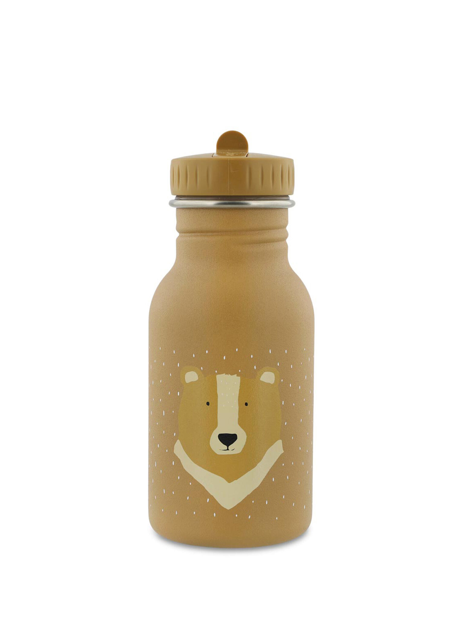 Mr.Bear Kahverengi Çelik Çocuk Matara 350 ml