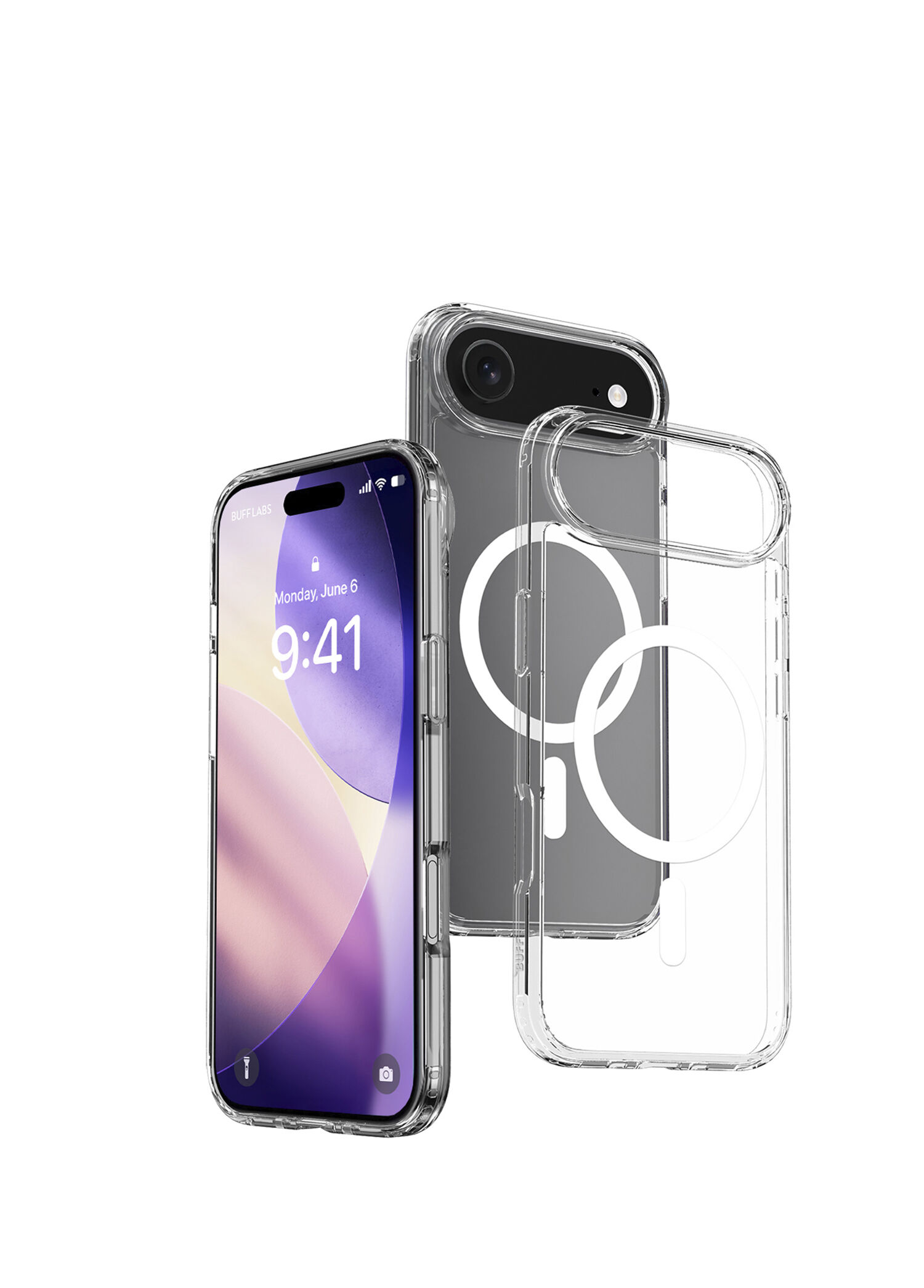 iPhone 17 Air Air Hybrid Şeffaf Magsafe Uyumlu Telefon Kılıfı