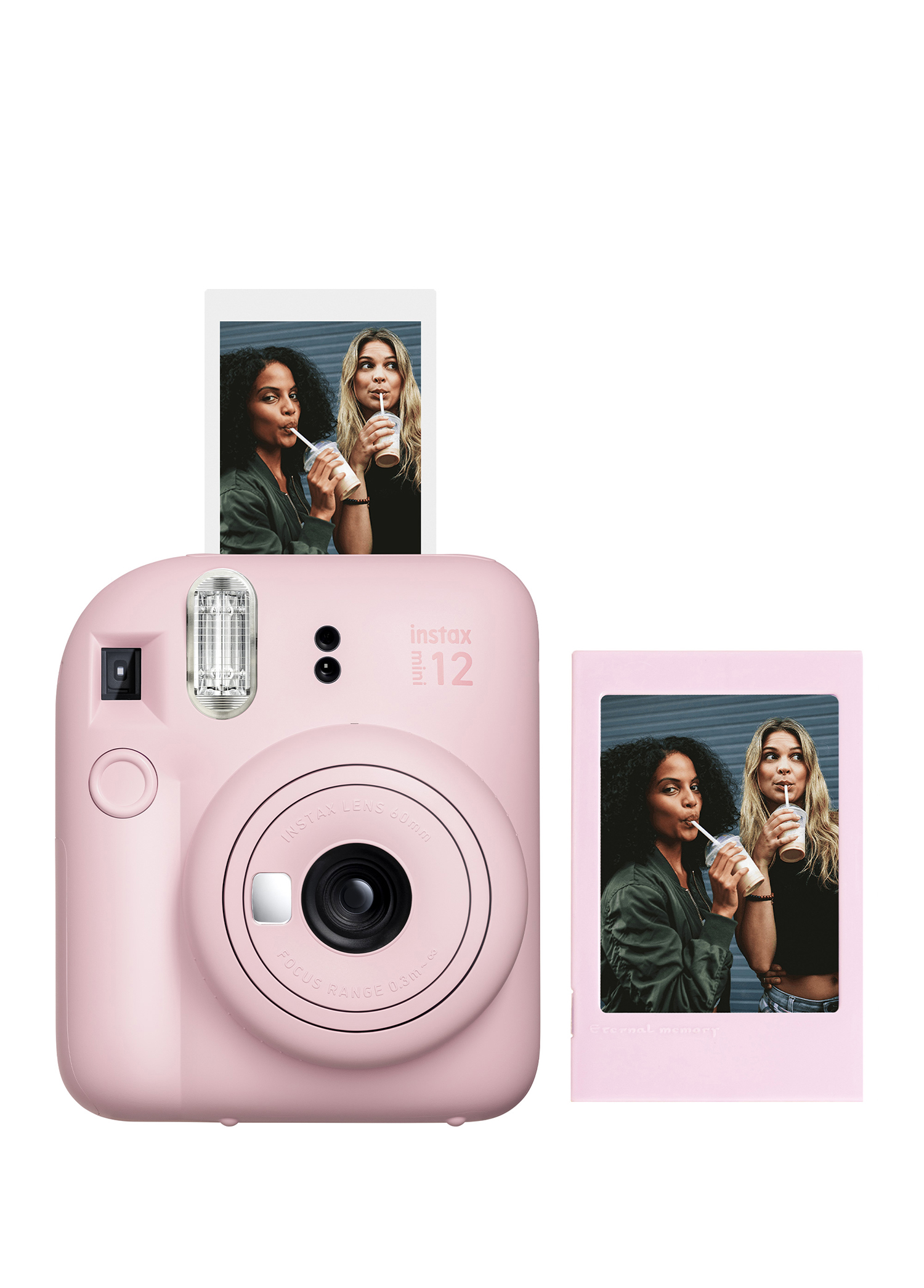 Instax Mini 12 Pembe Fotoğraf Makinesi + Fotoğraf Çerçeve Seti