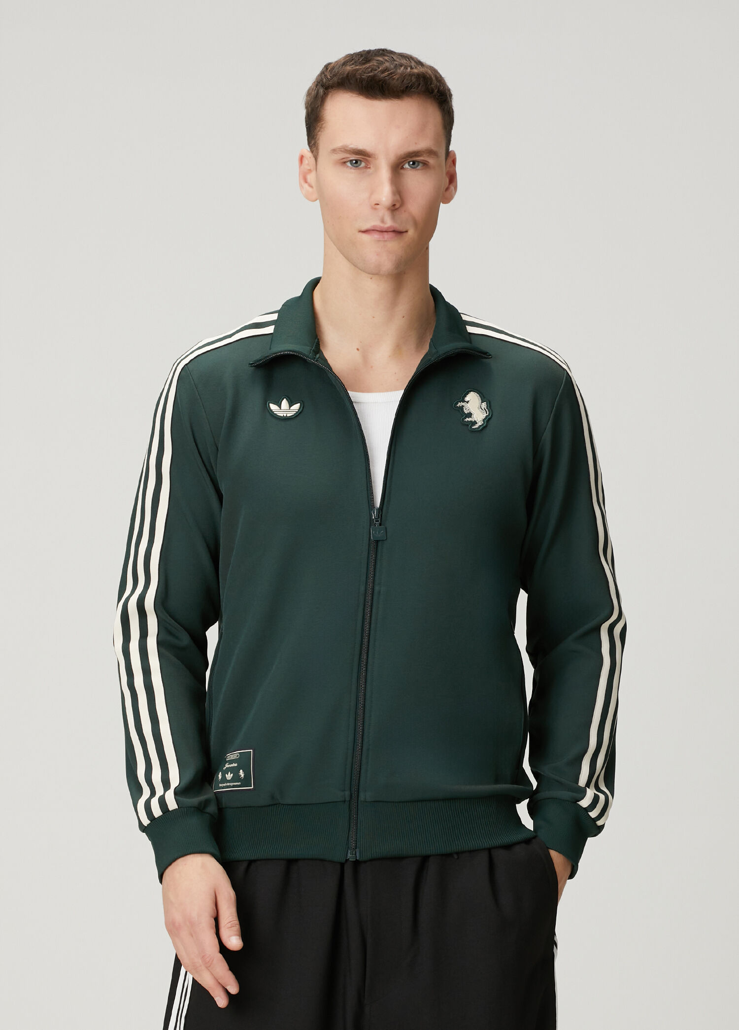 Adidas - Juventus Terrace Icons Yeşil Sweatshirt - Yeşil