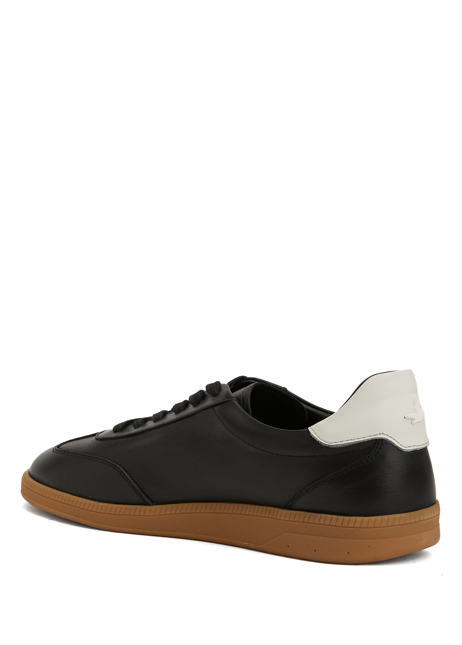 Siyah Erkek Deri Sneaker_7