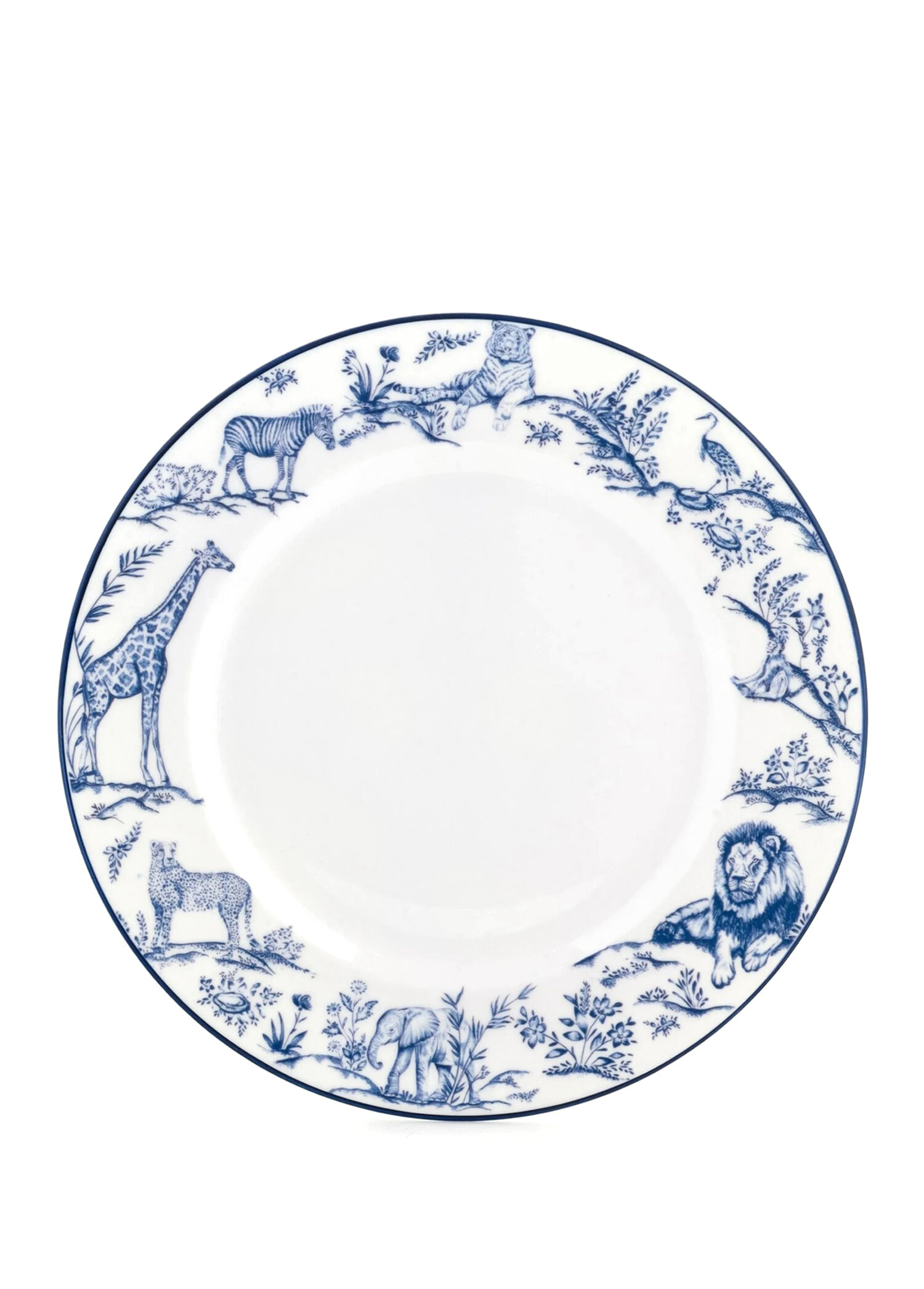 Serengeti Multi Animal Çini Servis Tabağı 20 cm