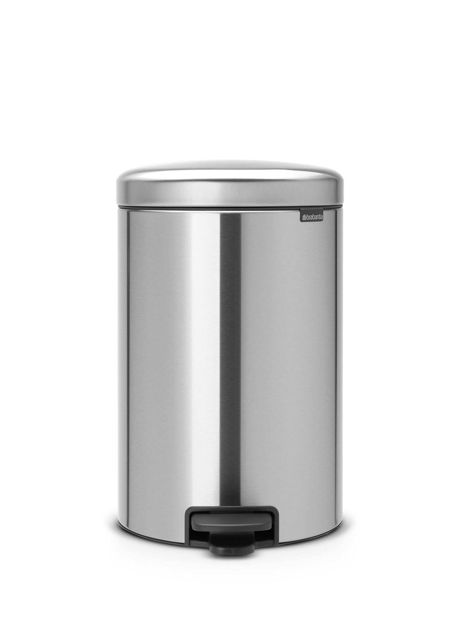 Newıcon Matt Steel Mat Inox Pedallı Mutfak Çöp Kovası 20 Lt