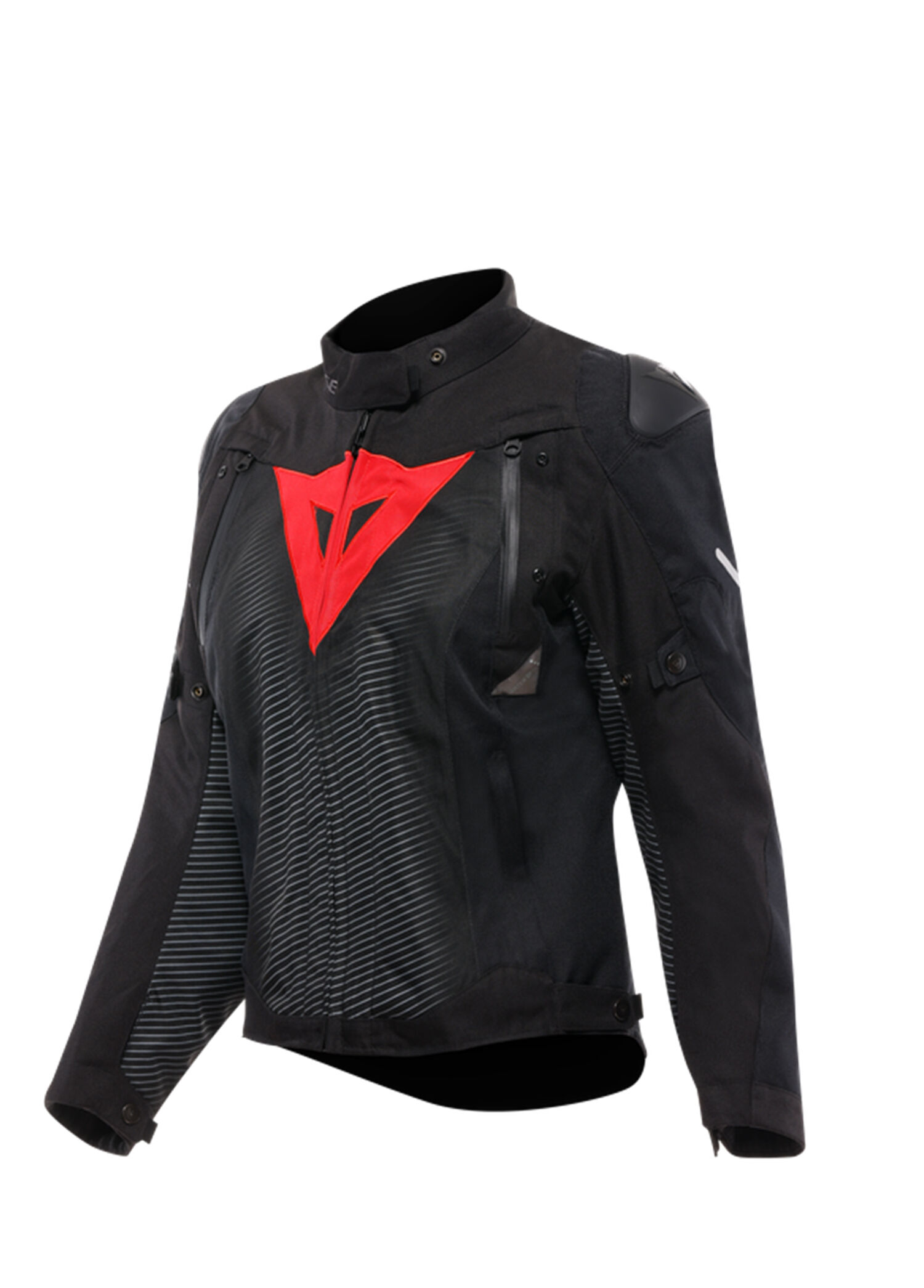Super Sprint Black Red Lava D-Dry Kadın Motosiklet Montu