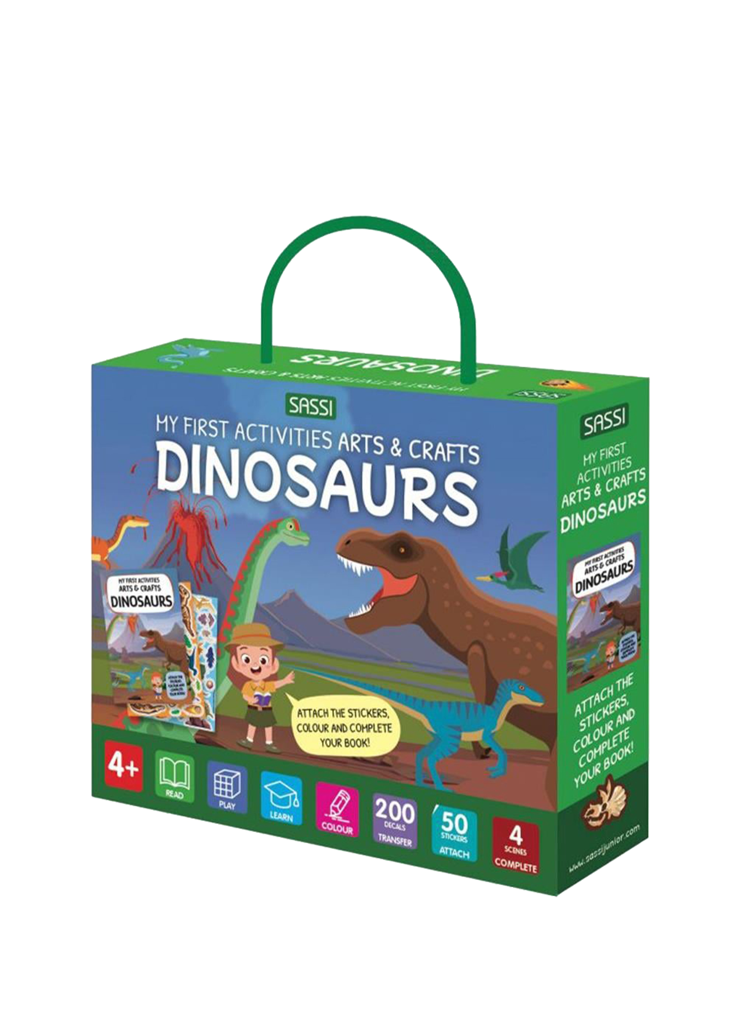 My First Activities Arts And Crafts  Dinosaurs Çocuk Aktivite Kutusu