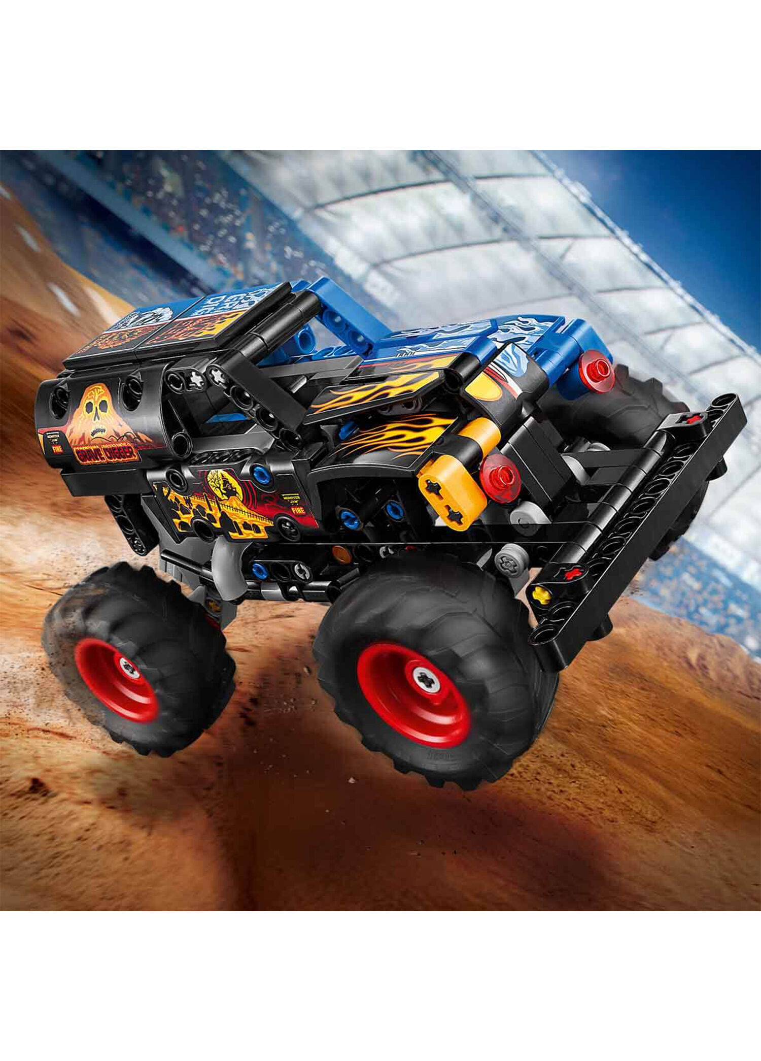 LEGO - Technic Monster Jam Grave Digger Ateş ve Buz 263 Parça 7+
