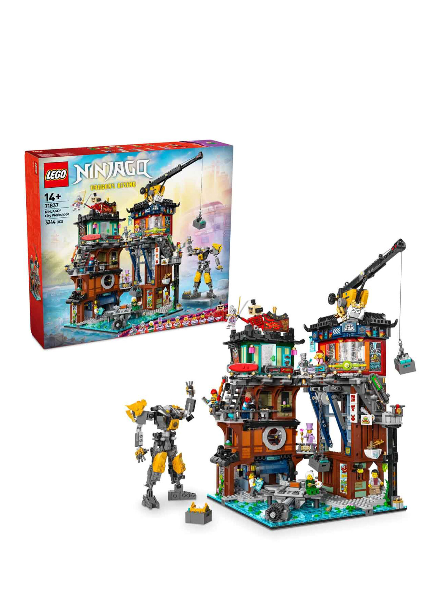 Ninjago Şehri Atölyeleri 3244 Parça 14+ Yaş Yapı Oyuncağı 71837
