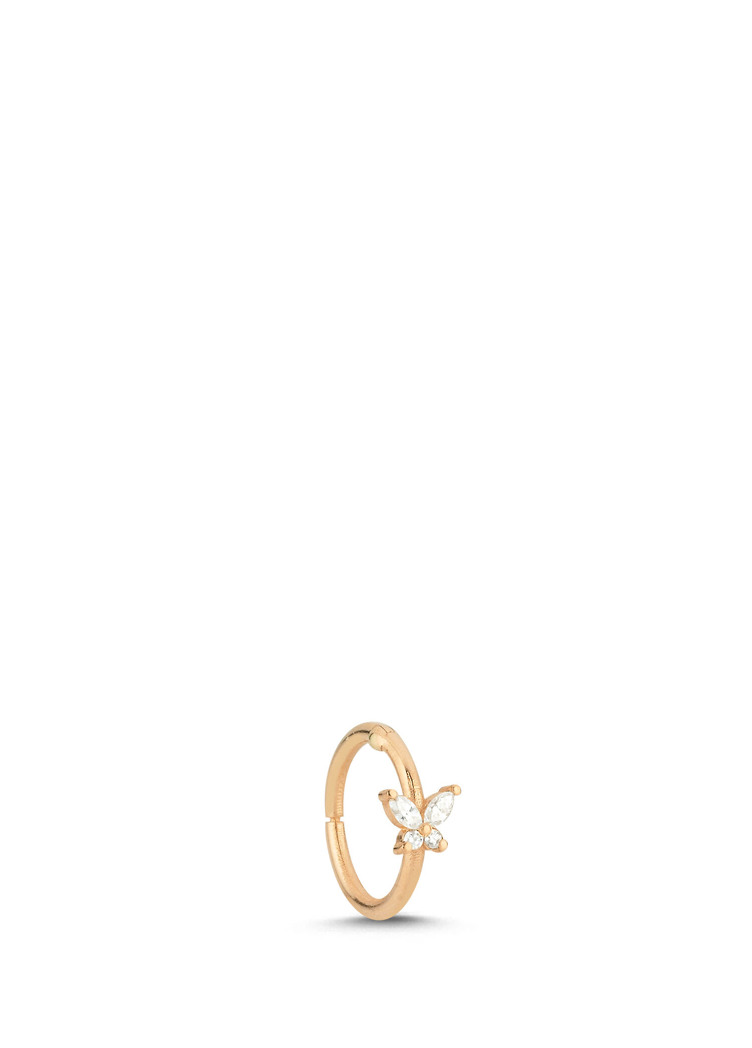 Pırlantalı Kadın Altın Piercing