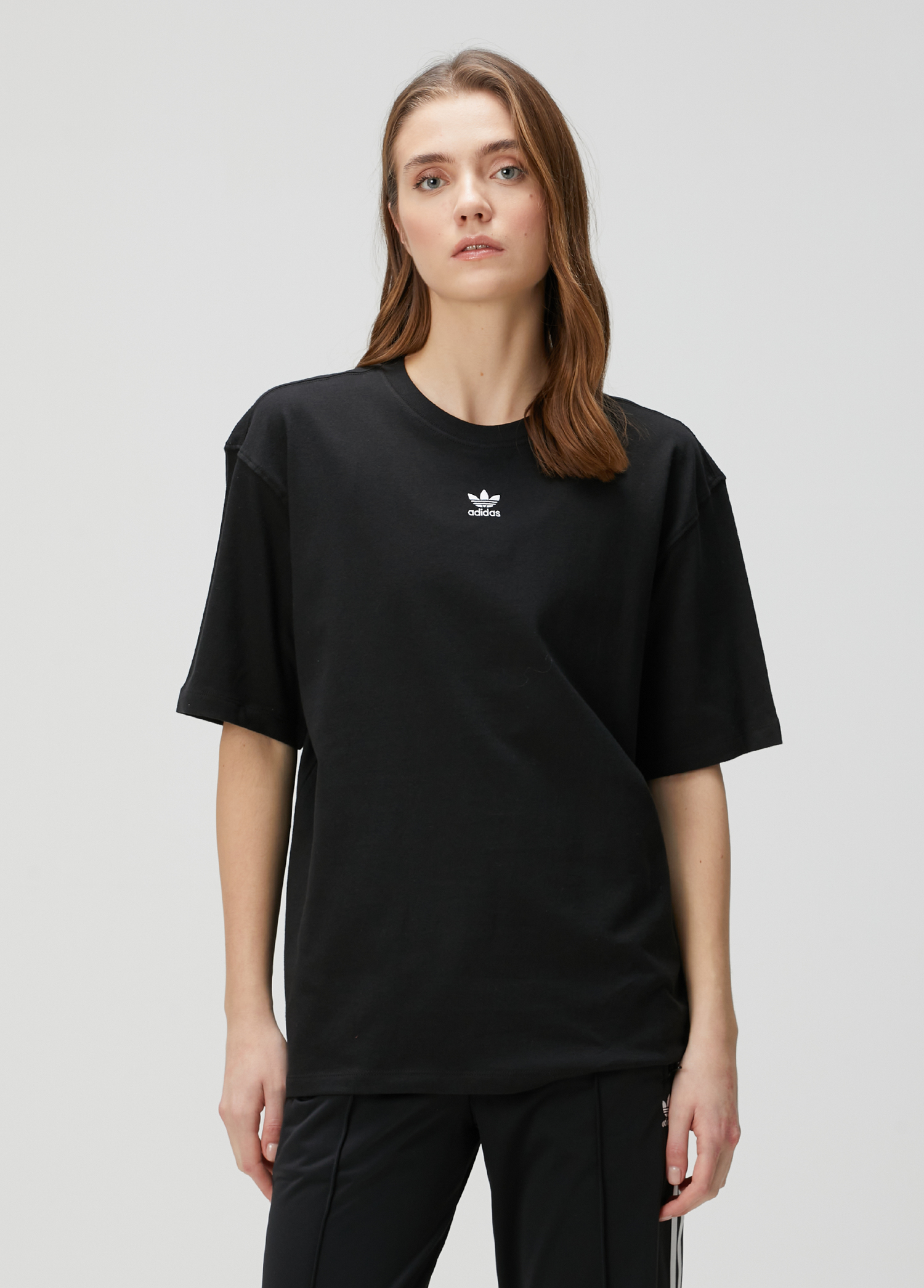 Essentials Boyfriend Siyah T-shirt