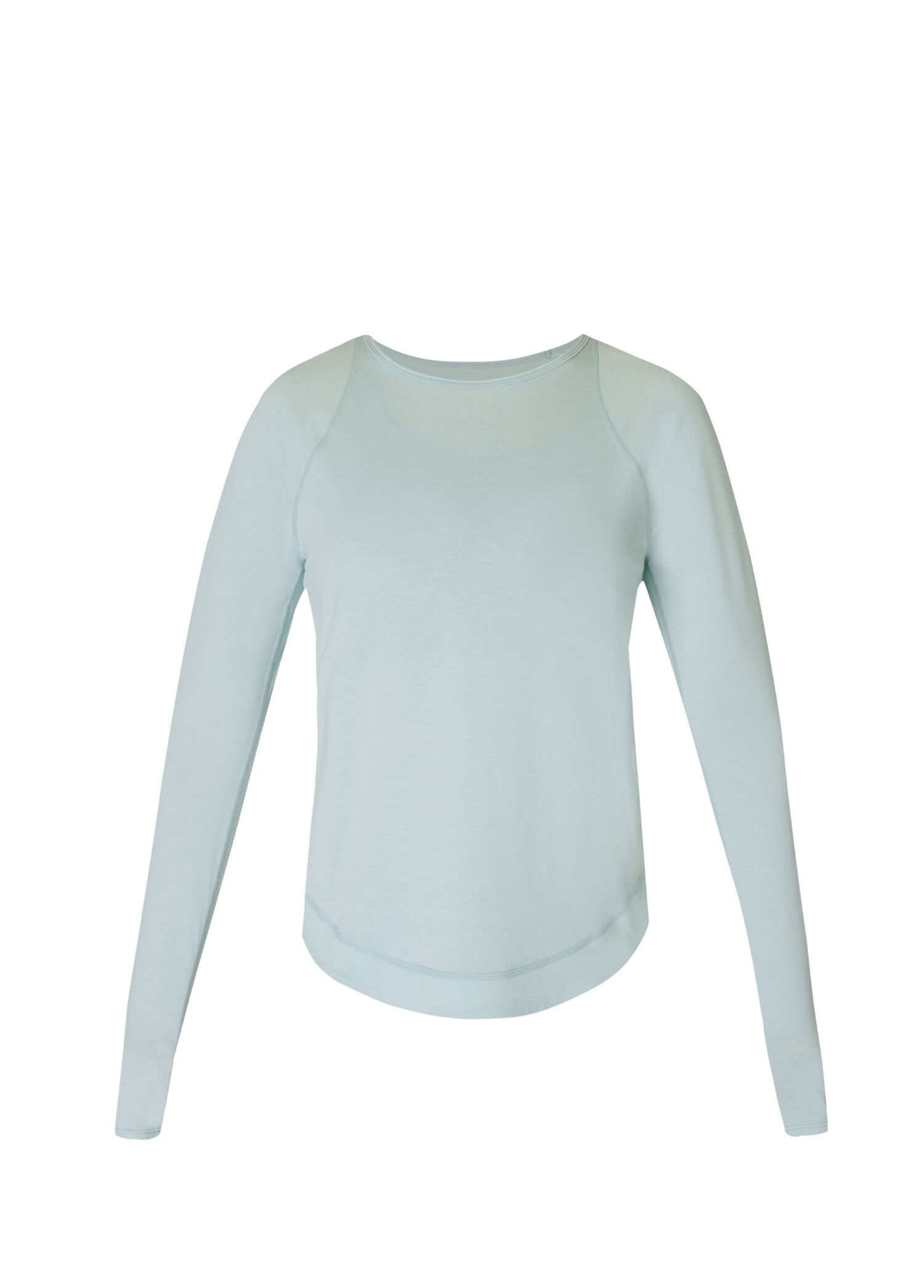 Breathe Easy Top Turkuaz Uzun Kollu Kadın Spor T-shirt