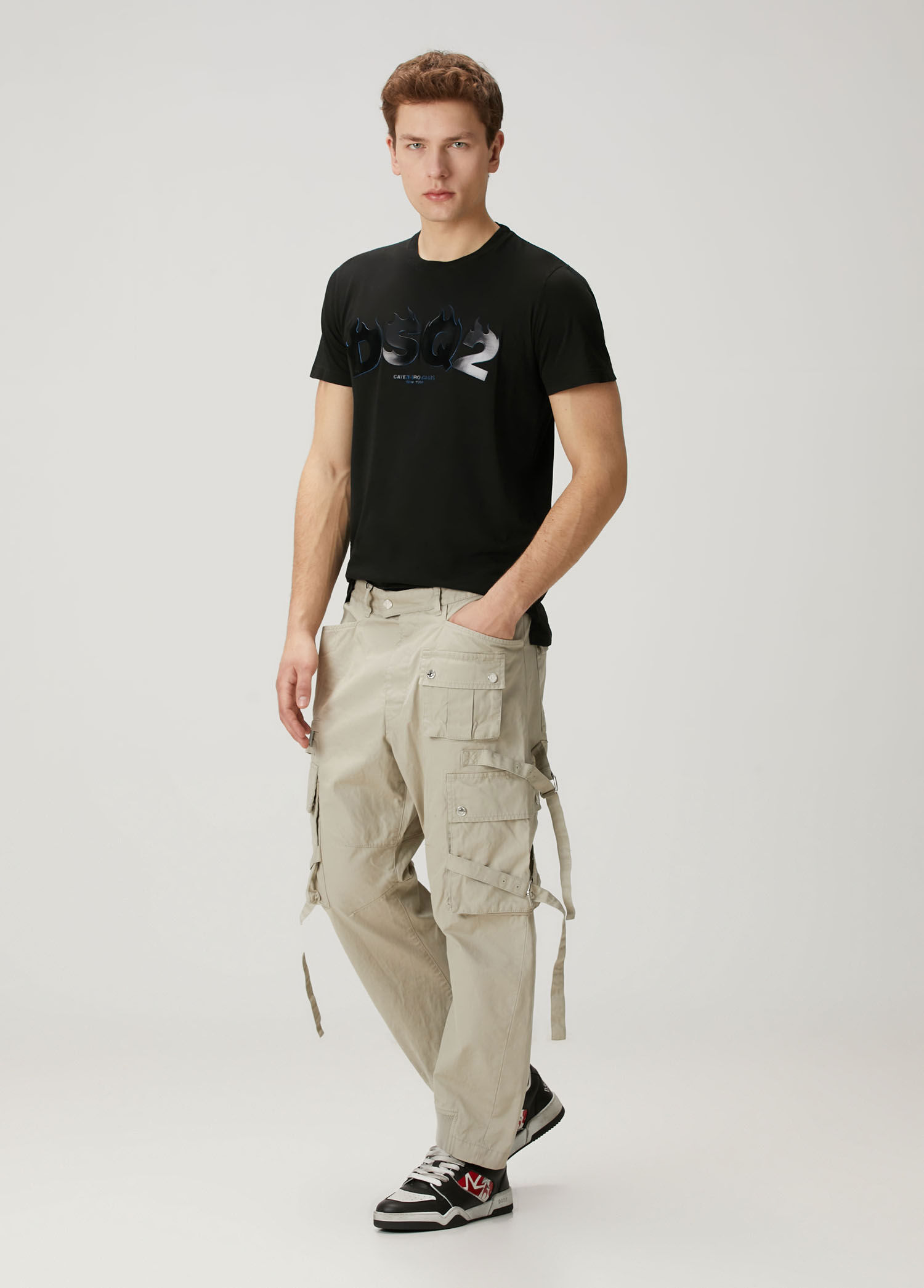 Kawaii Taş Utility Pantolon