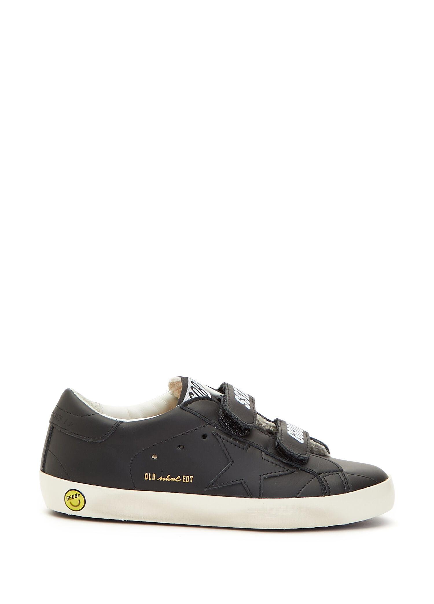 Old School EDT Siyah Unisex Çocuk Deri Sneaker