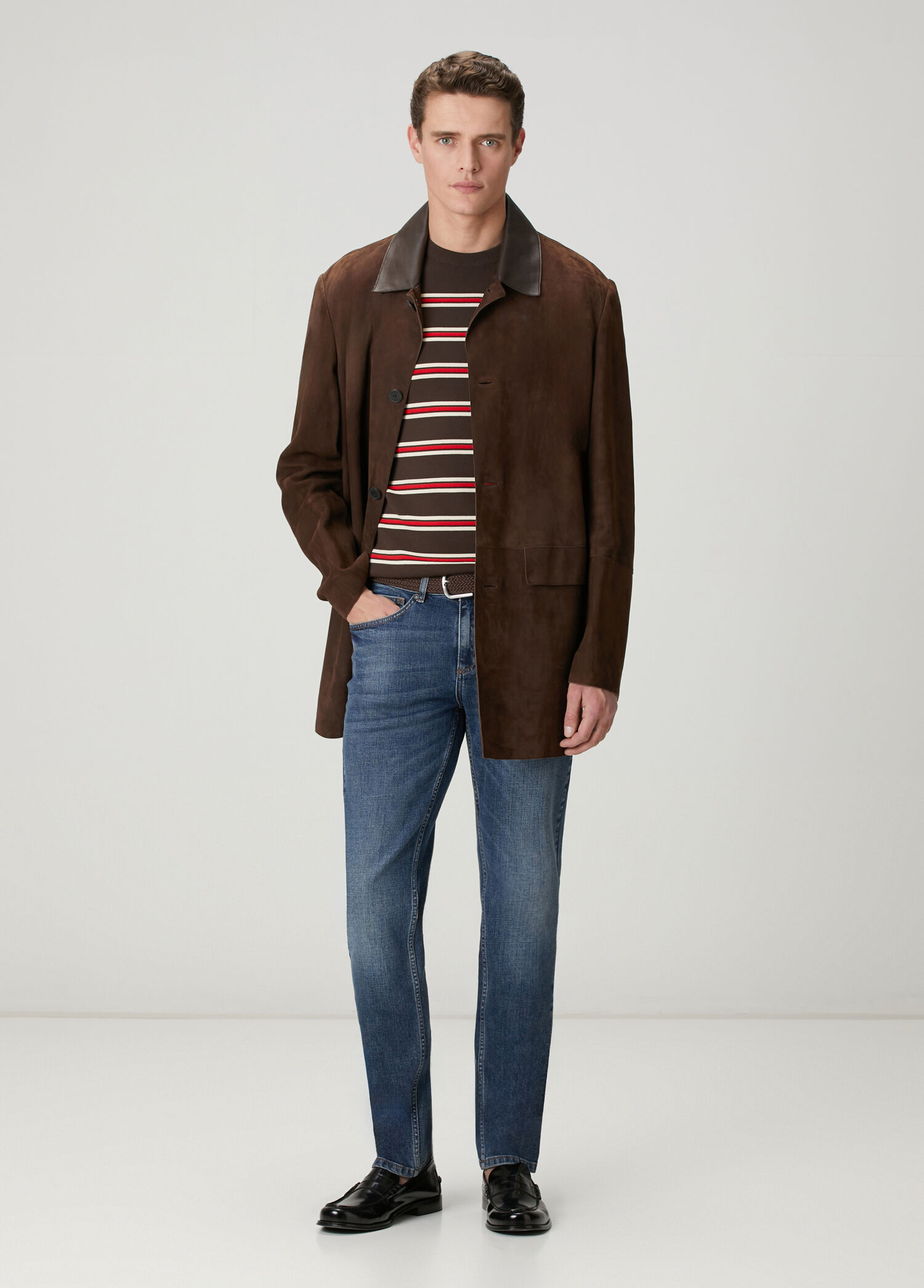 Slim Fit Mavi Yıkamalı Jean Pantolon