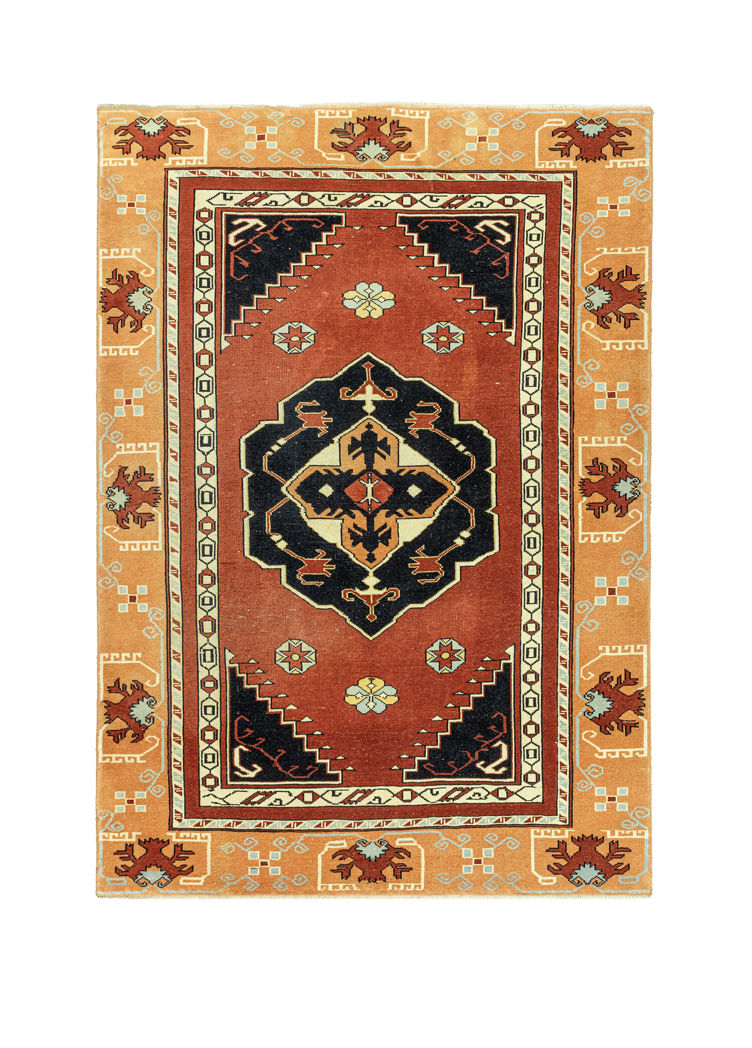 Eldar Rustik Tasarımlı Yün Halı 152 x 210 cm