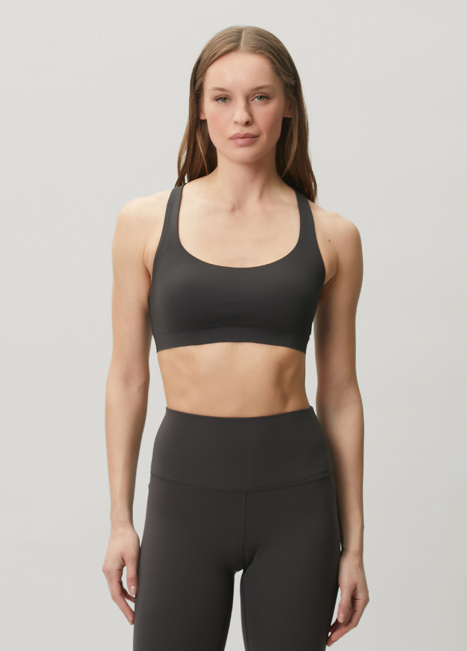 FlexyFlex Strappy Siyah Yoga Sütyeni A-C