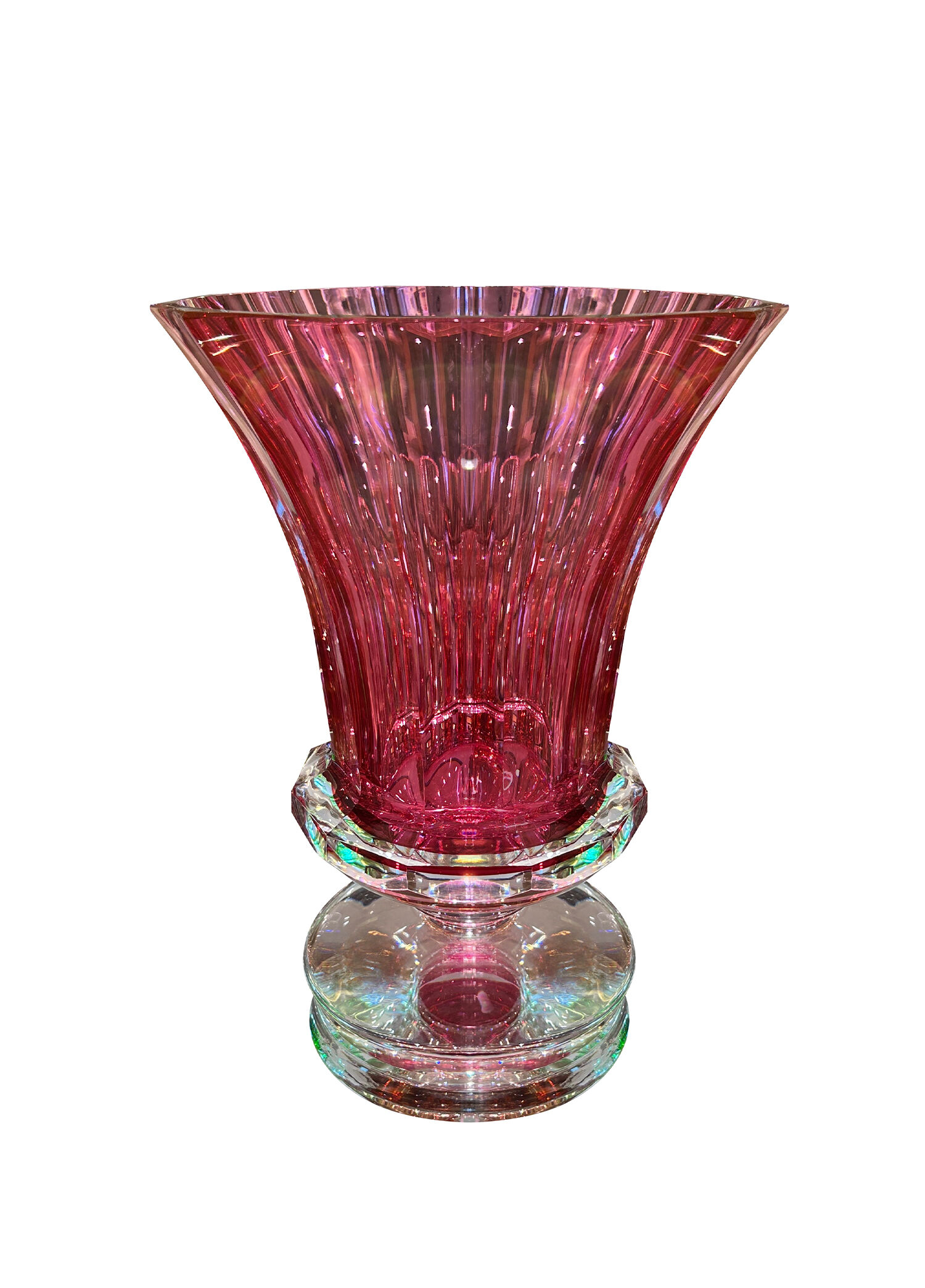 Pembe Kristal Vazo