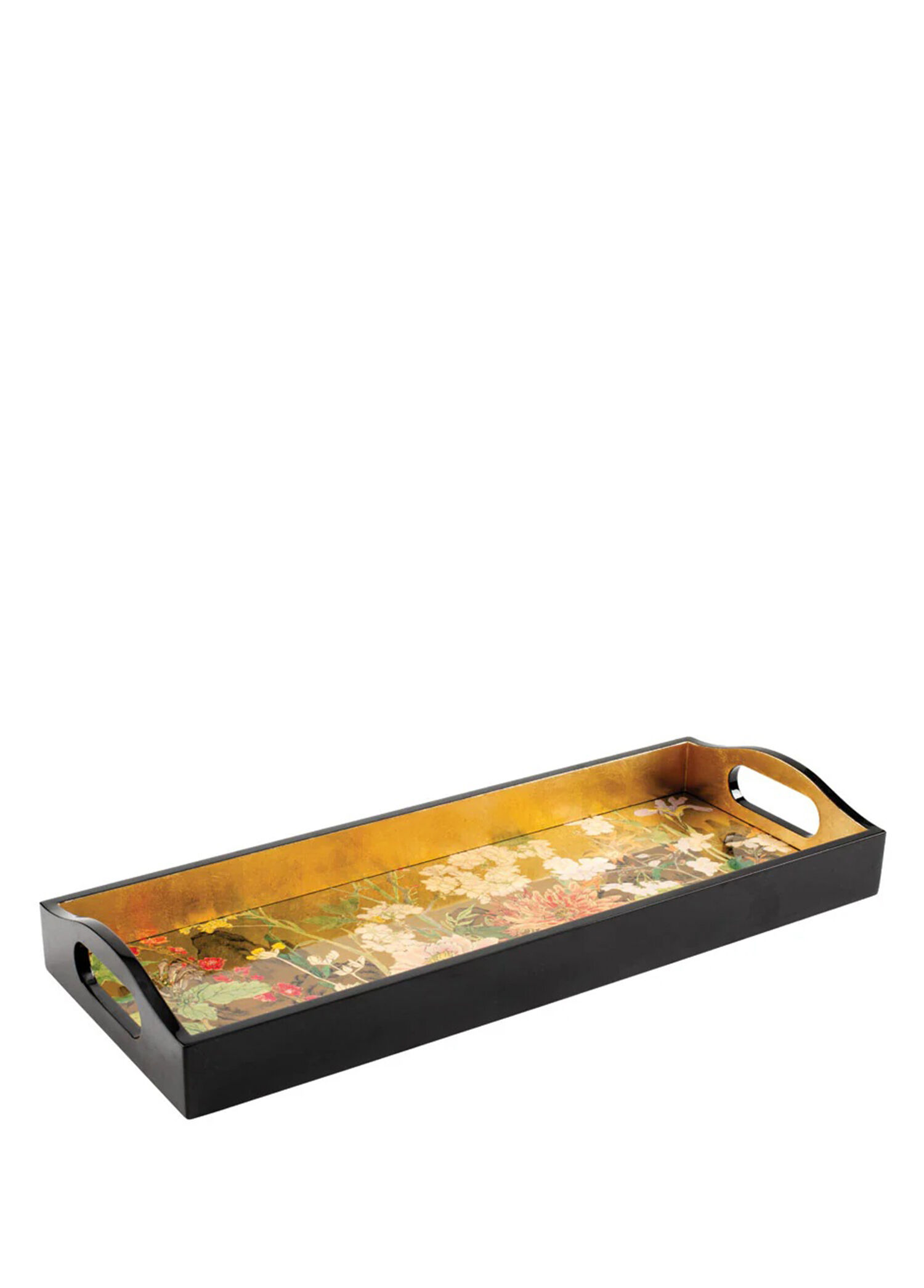 Mountain High Lacquer Ahşap Bar Tepsisi