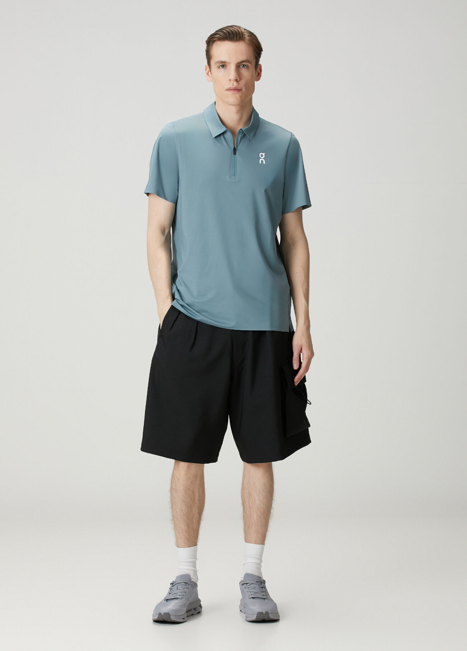 本日限定Cotton Knit Short-Sleeve Polo オリーブ 1 本日限定Cotton Knit Short-Sleeve Polo オリーブ 1 本日限定Cotton