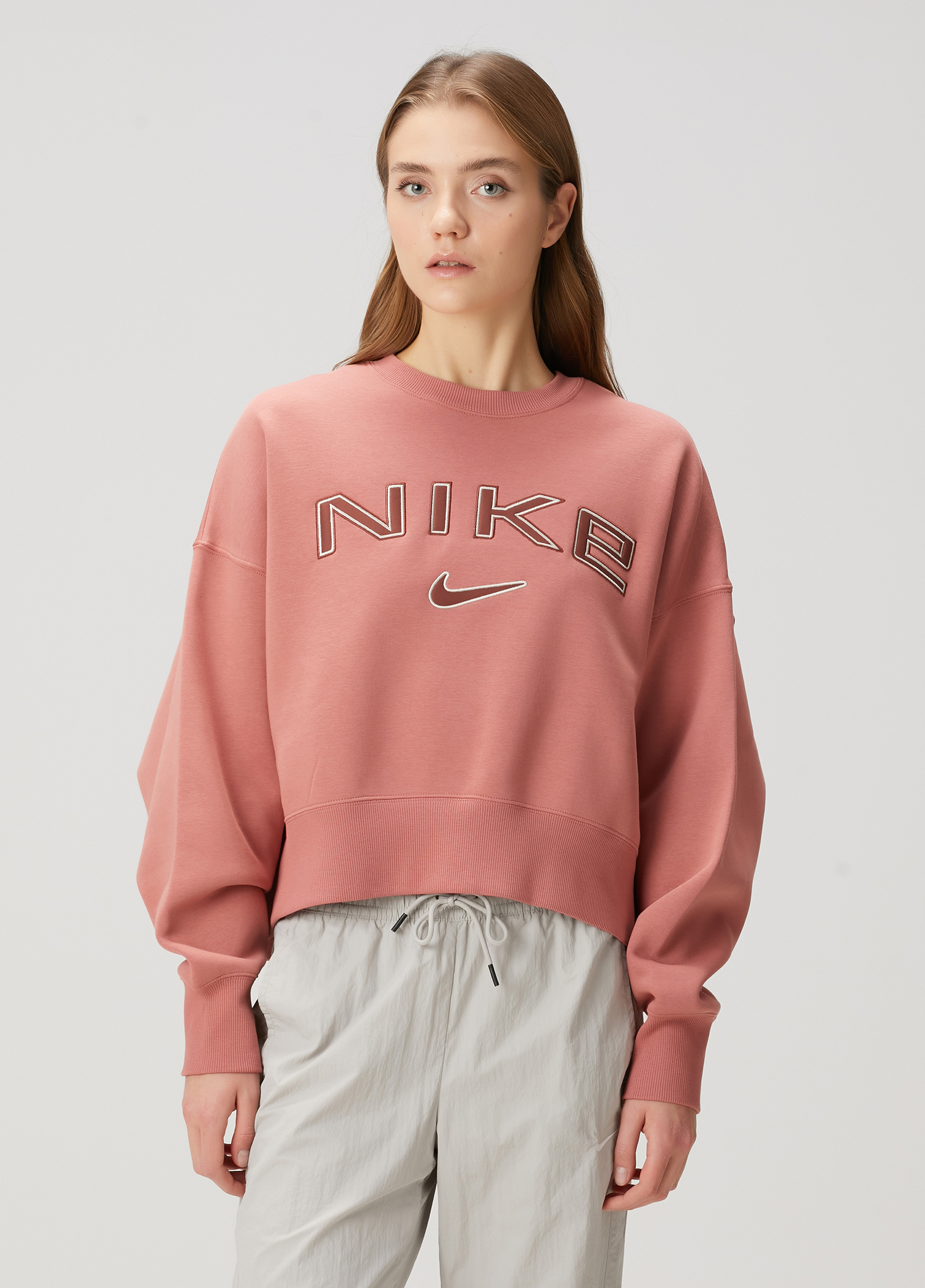 Phoenix Fleece Pembe Sweatshirt