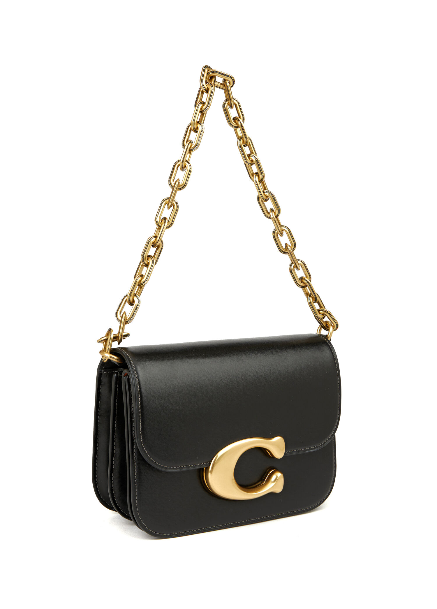 Coach - Idol Black Women's Leather Shoulder Bag