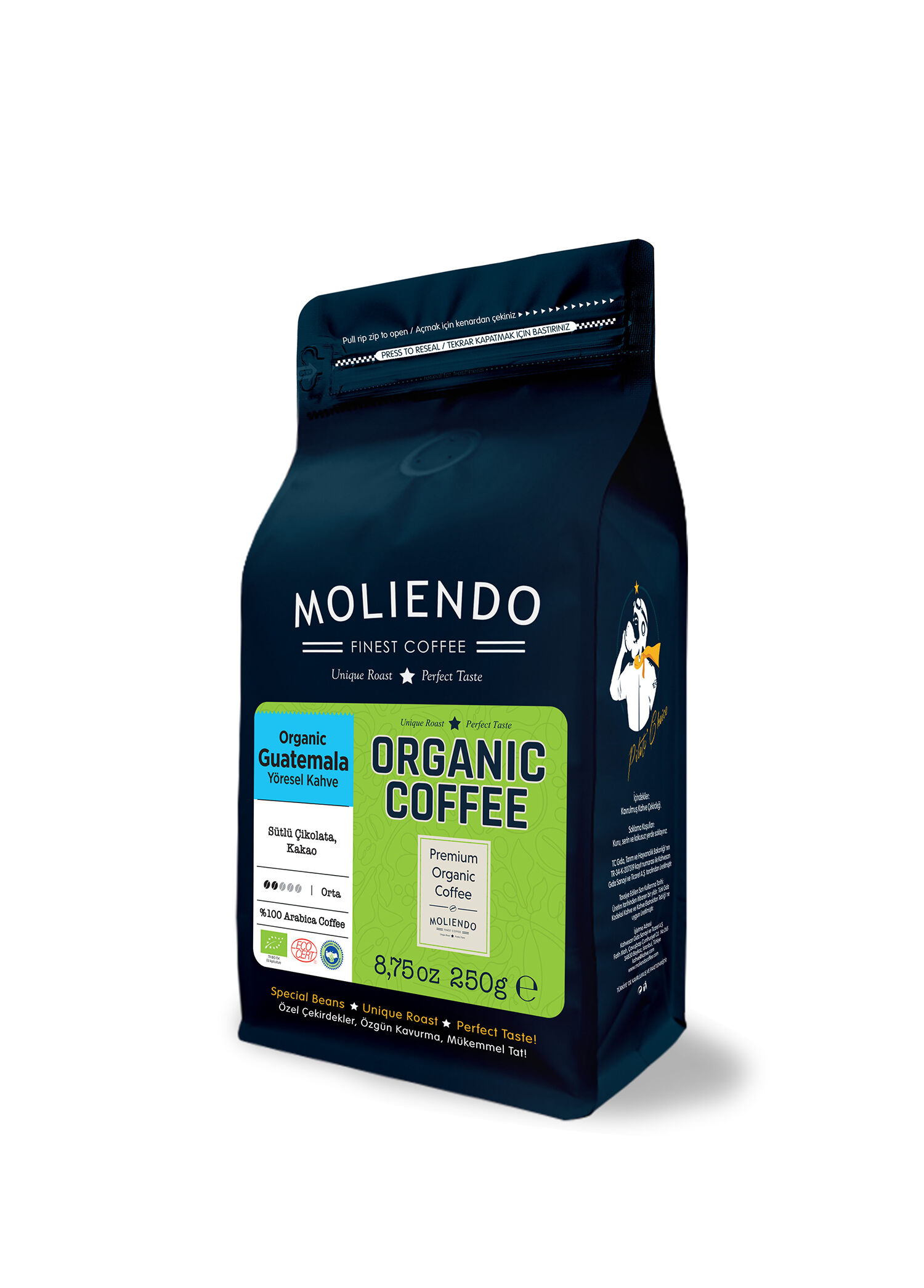 Organic Guatemala SHB Çekirdek Kahve 250 gr