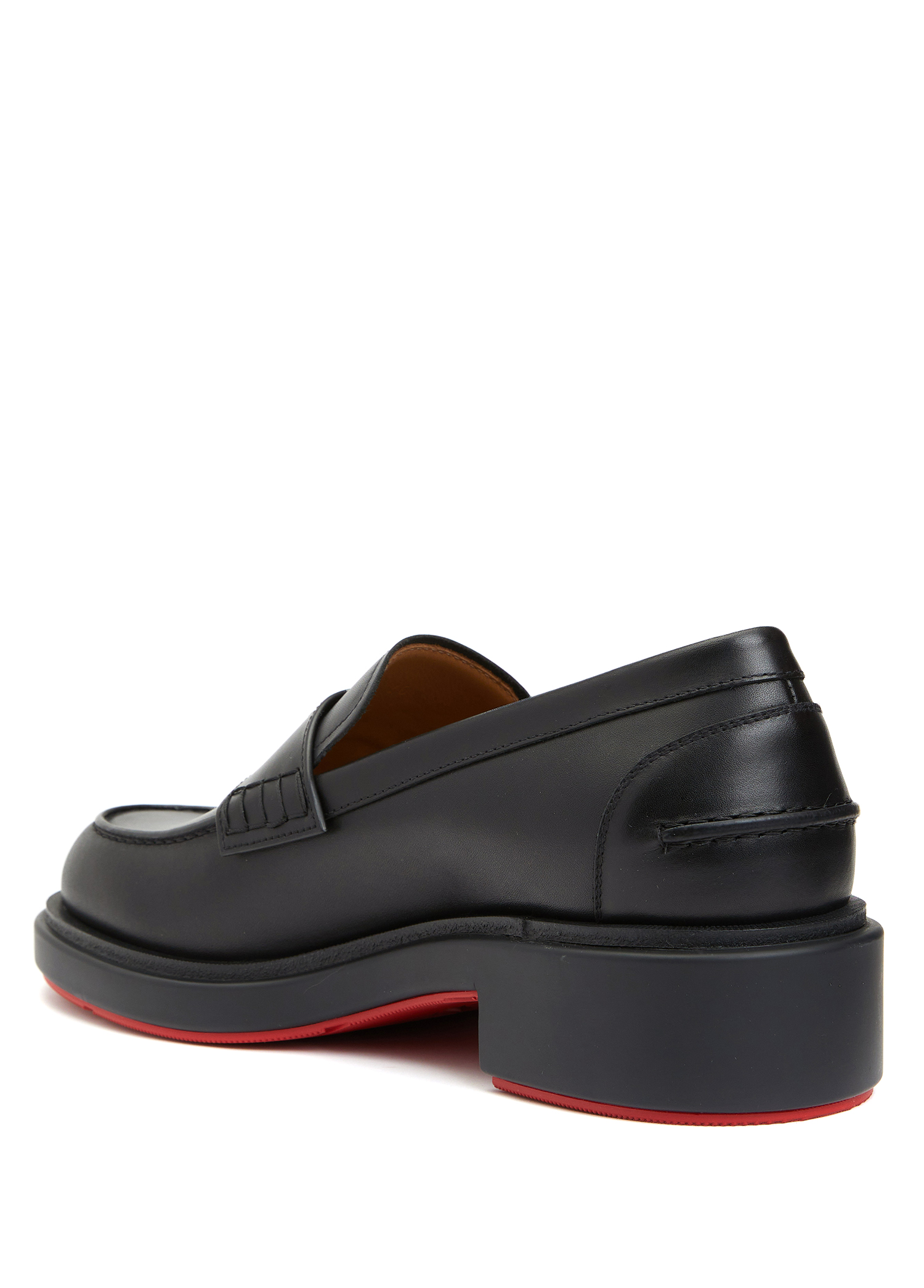 Christian Louboutin Urbino Moc Black Men's Leather Loafer