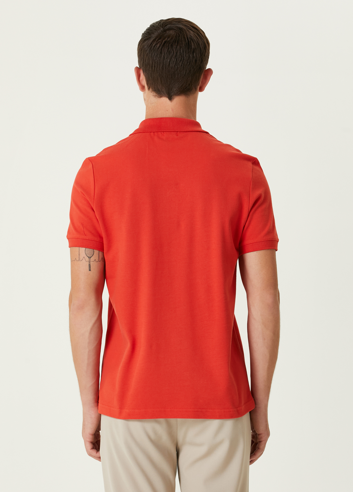 Comfort Fit Kiremit Polo Yaka T-shirt_2