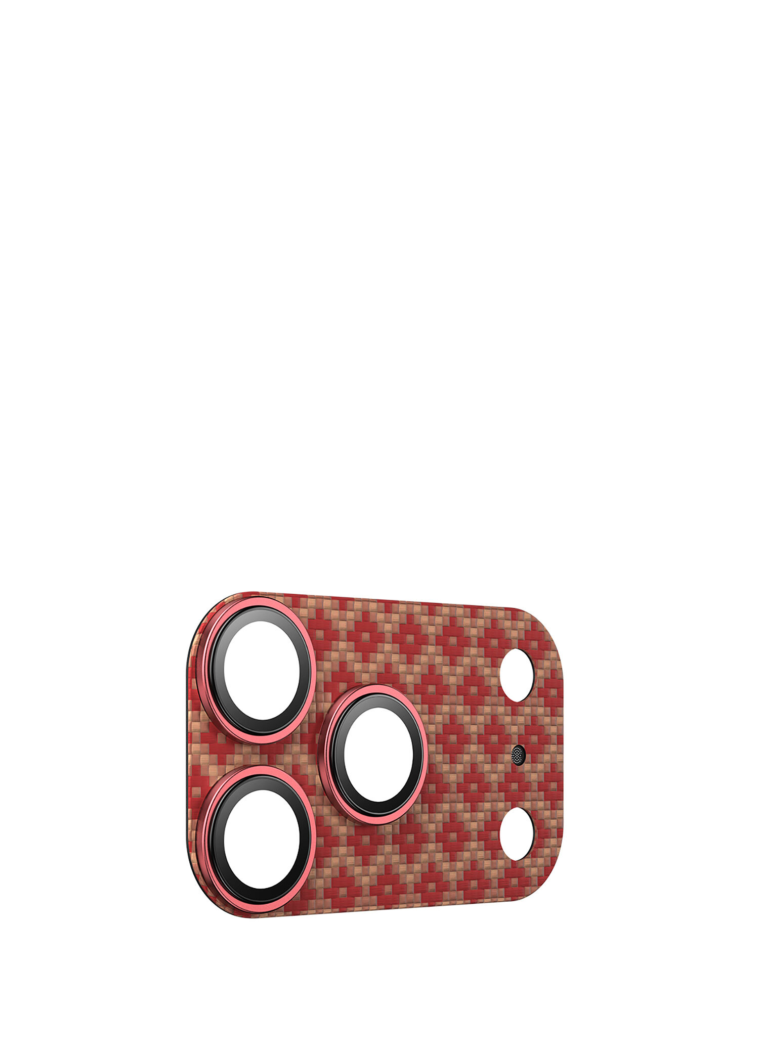 iPhone 17 Pro ArmorGrid ArmorWarrior Kevlar Turuncu Kamera Lens Koruyucu