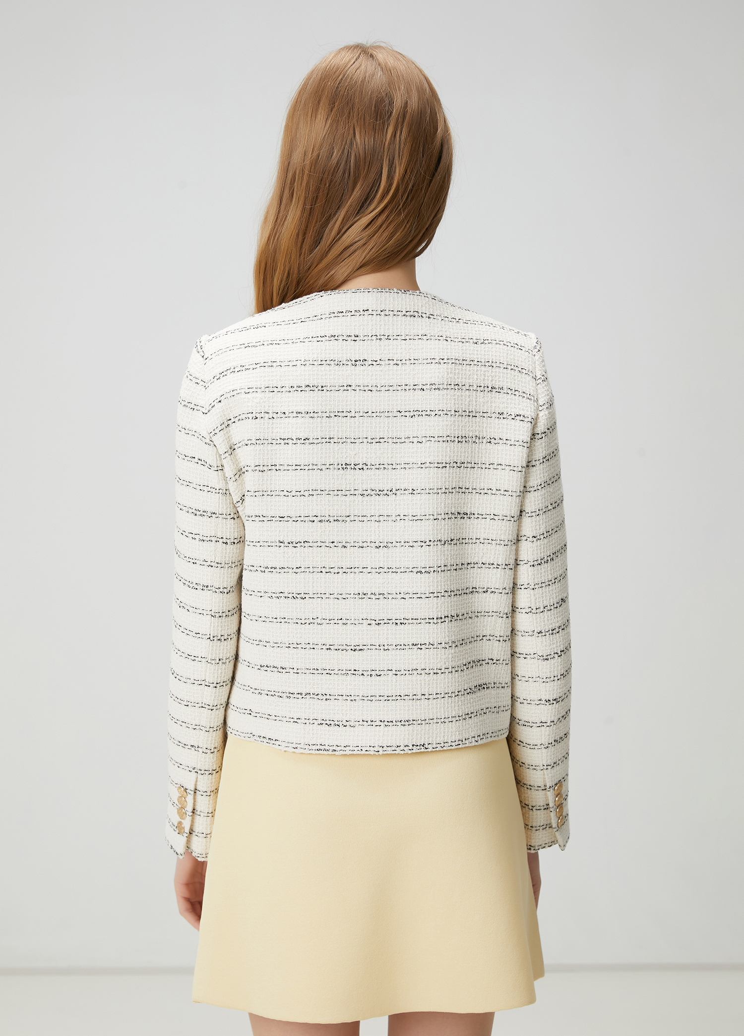 Ekru Tweed Ceket_4