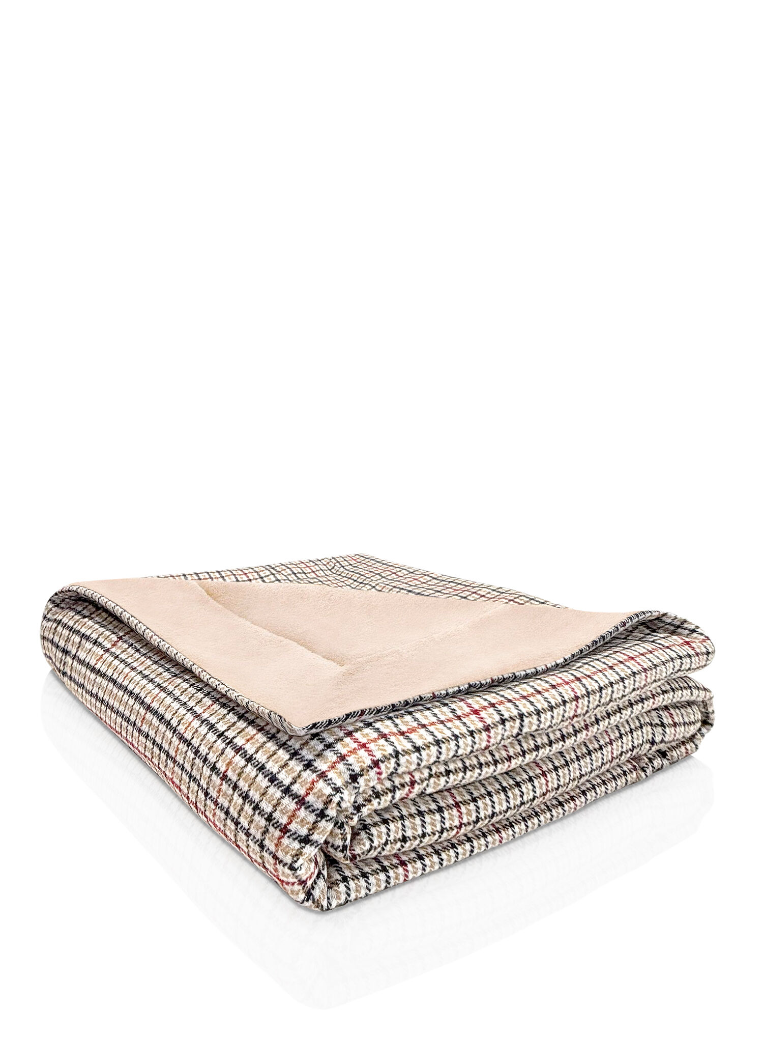 Luxury Krem Rengi Kazayağı Tek Kişilik Throw Battaniye 140 x 190 cm