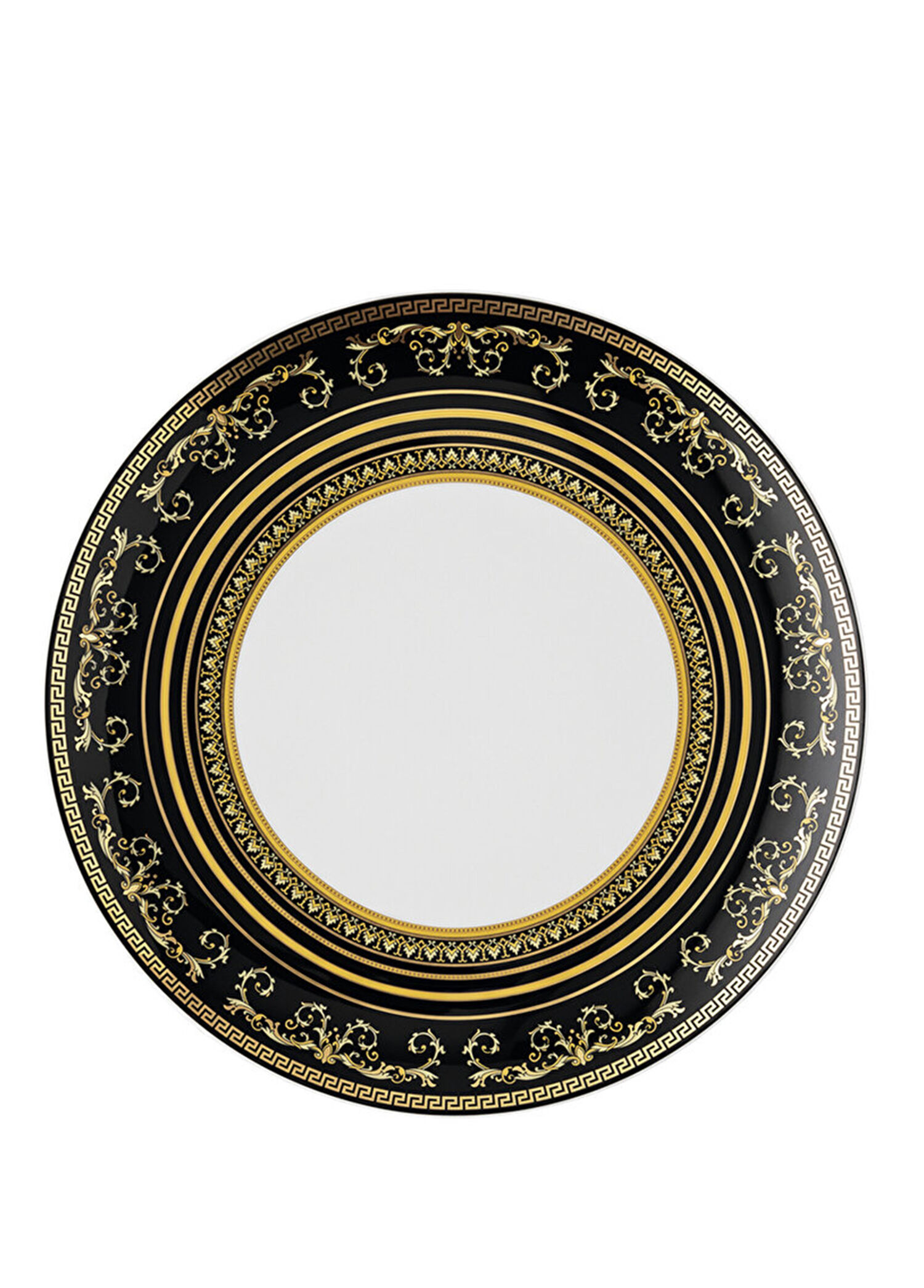 Virtus Gala Siyah Porselen Yemek Tabağı 28 cm