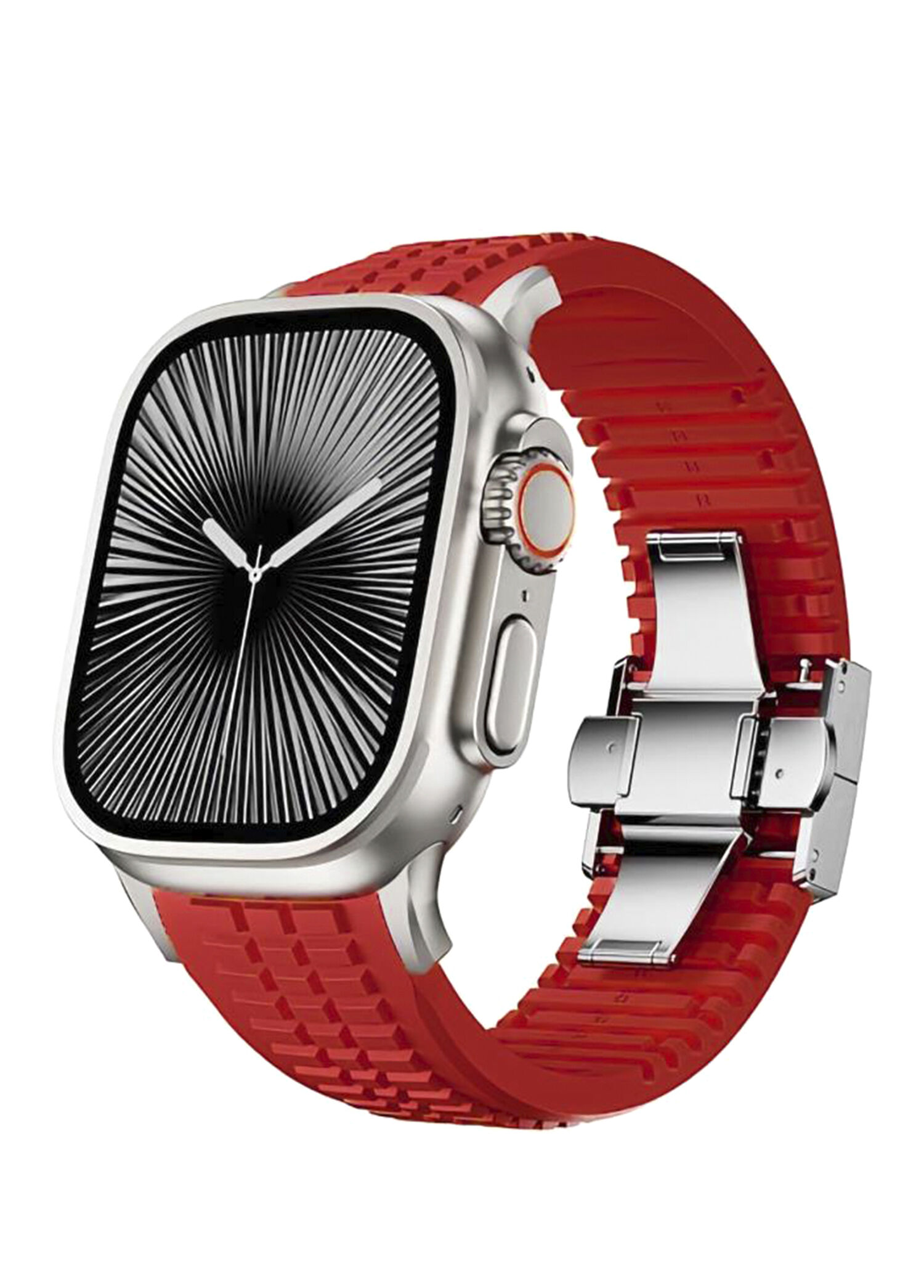 Apple Watch Ultra Uyumlu Heat Gray AquaLink Akıllı Saat Kordon