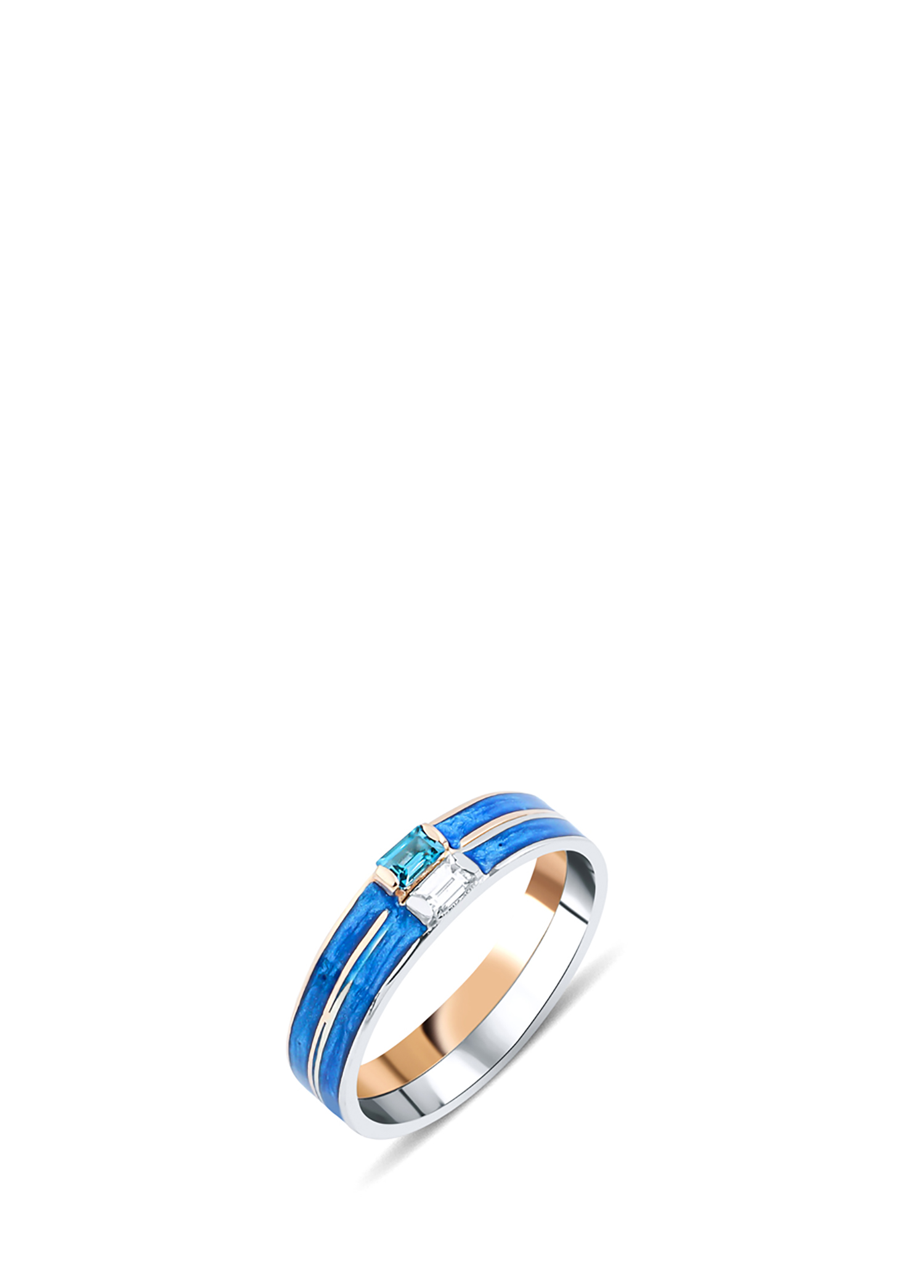 Beymen Dione Enamel Mavi Pırlantalı Kadın Altın Yüzü. 1 Beymen Dione Enamel Mavi Pırlantalı Kadın Altın Yüzü. 1