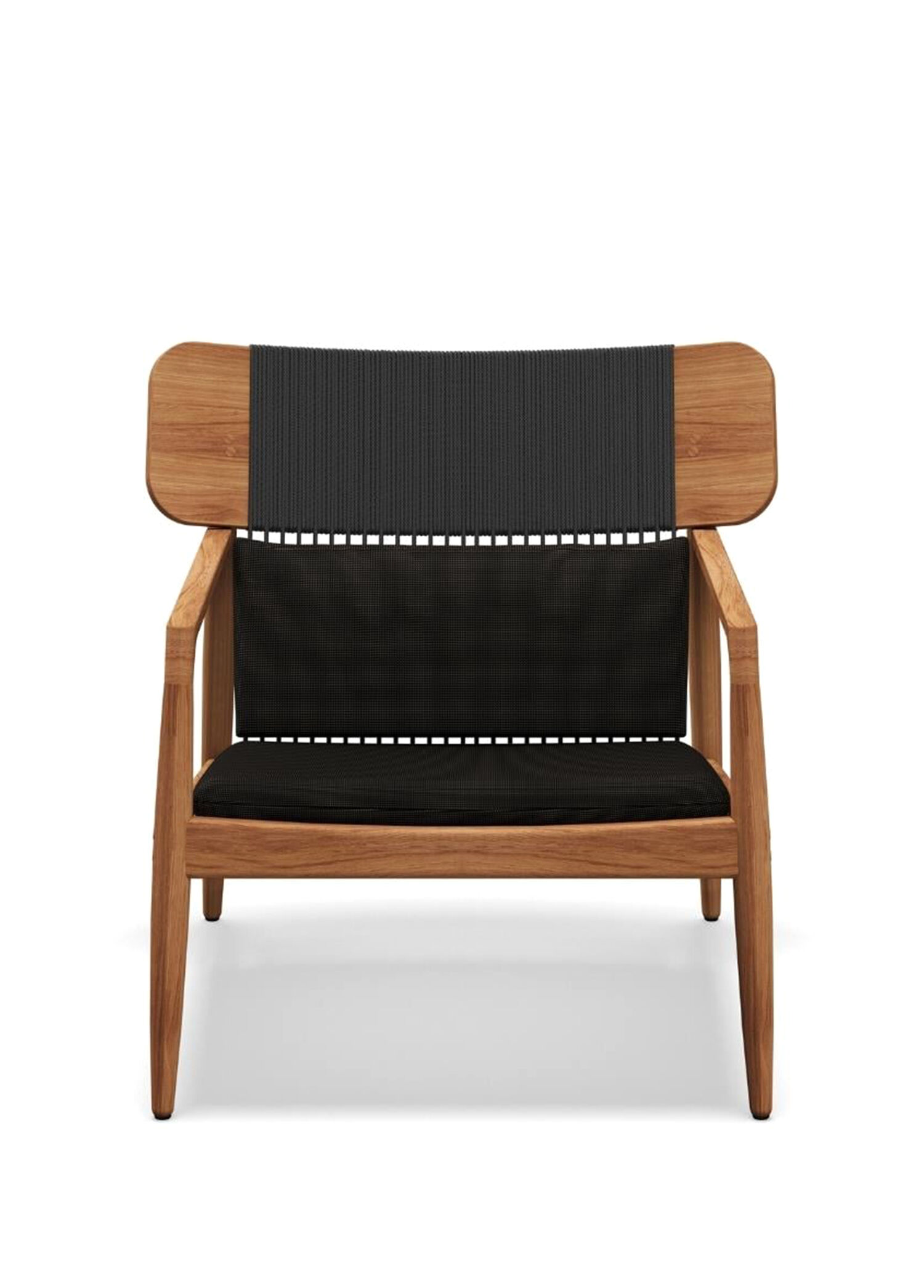 Archi Lounge Granite Tik Ağacı Bahçe Sandalyesi