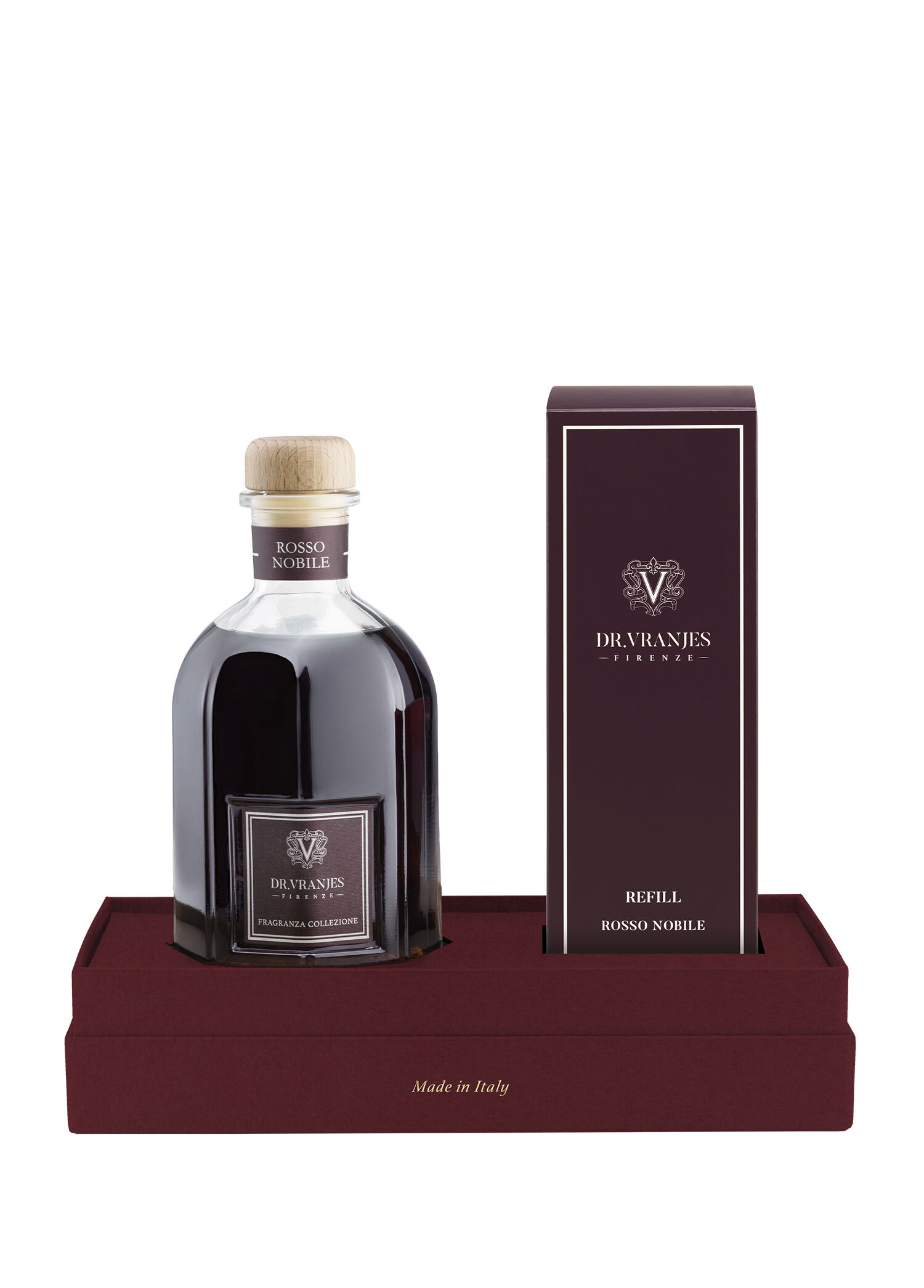 dr vranjes rosso tobacco DR.VRANJES FIRENZE Rosa Tabacco Stick 5000 ml style glass bottle Dr. Vranjes Firenze - Gift