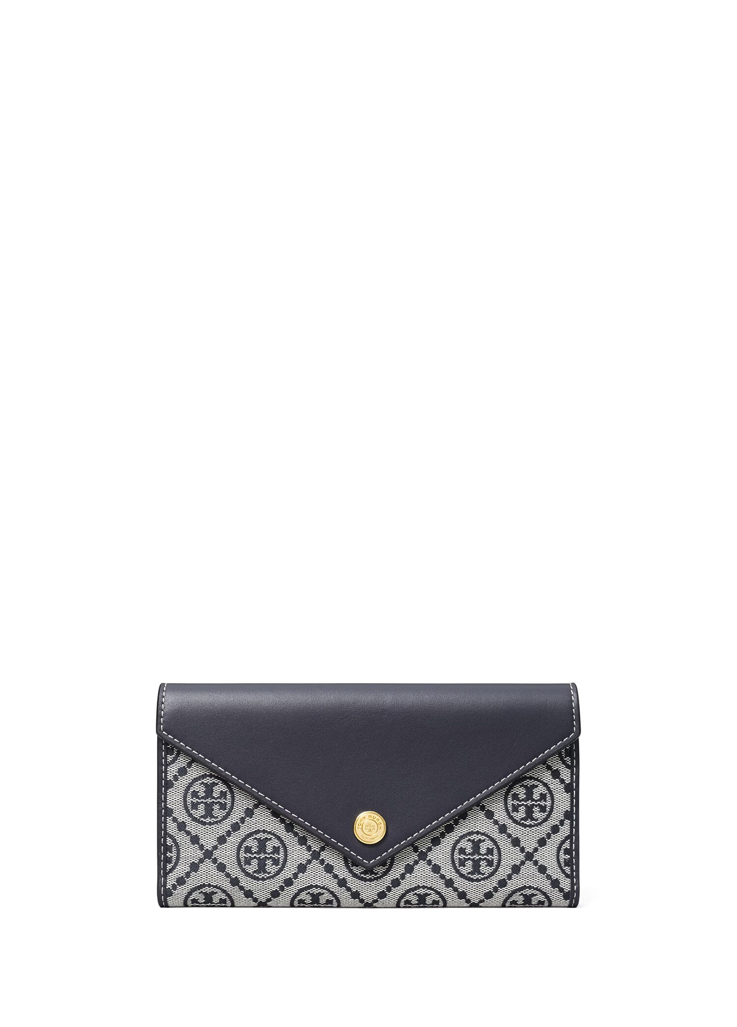 Tory Burch Lacivert-Gri Kadın T Monogram Long Lacivert Gri Kadın Kartlık 1759427 | Beymen