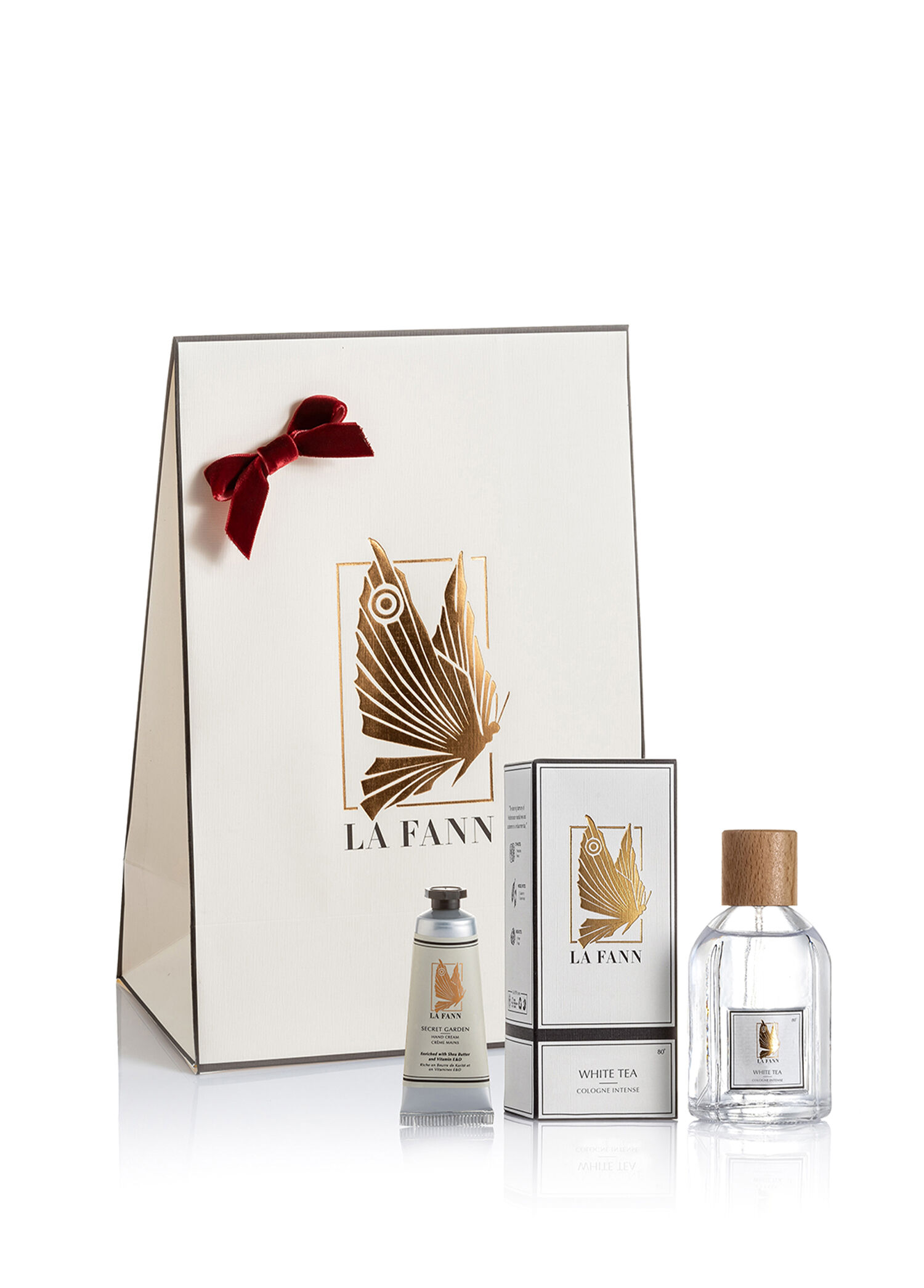 White Tea Kolonya 100 ml & Secret Garden El Kremi 30 ml 2'li Set