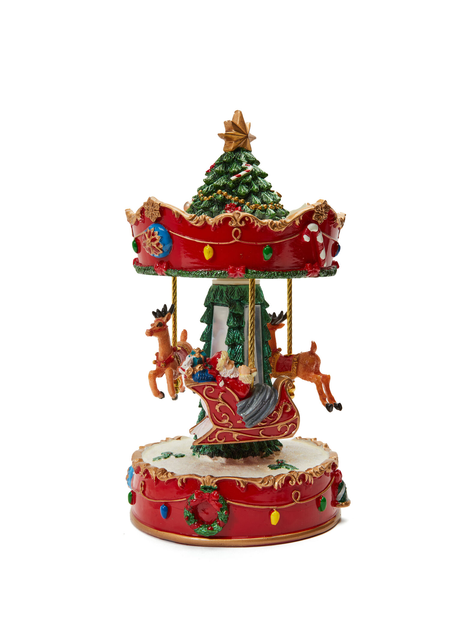 Carousel Formlu Yılbaşı Süsü