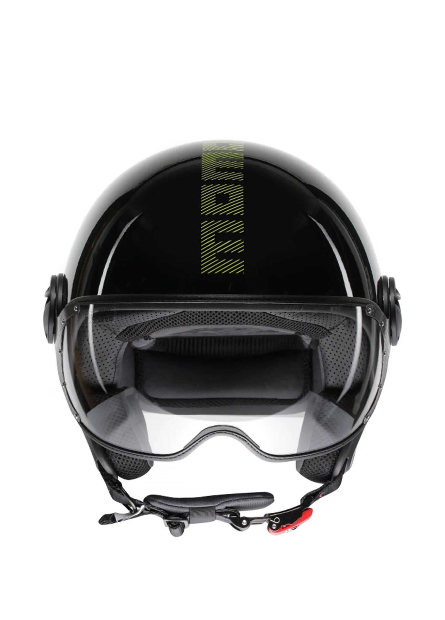Fgrt Classic Stripes Blk Yellow Fluo Unisex Açık Motosiklet Kaskı