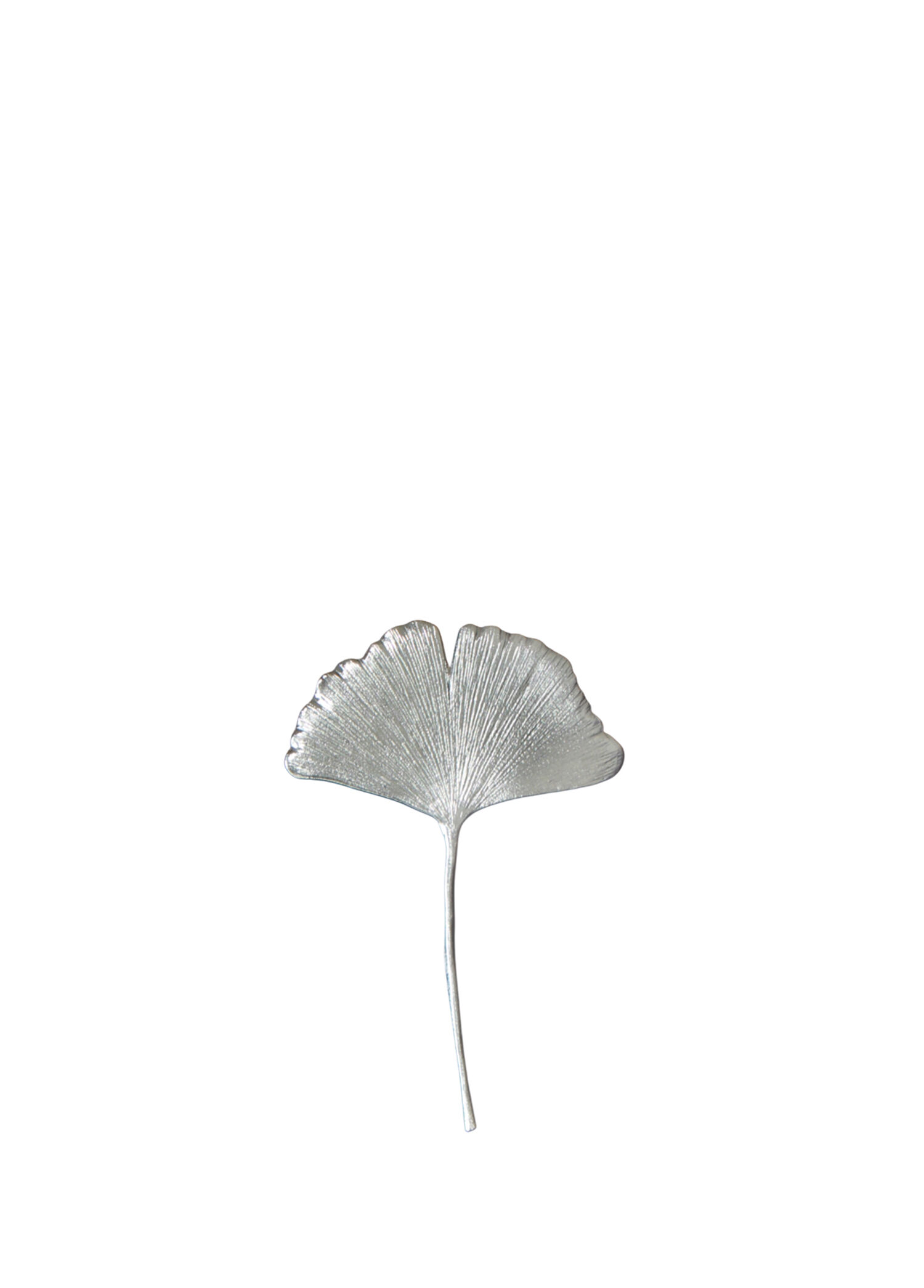 Ginkgo 925 Ayar Gümüş Unisex Broş