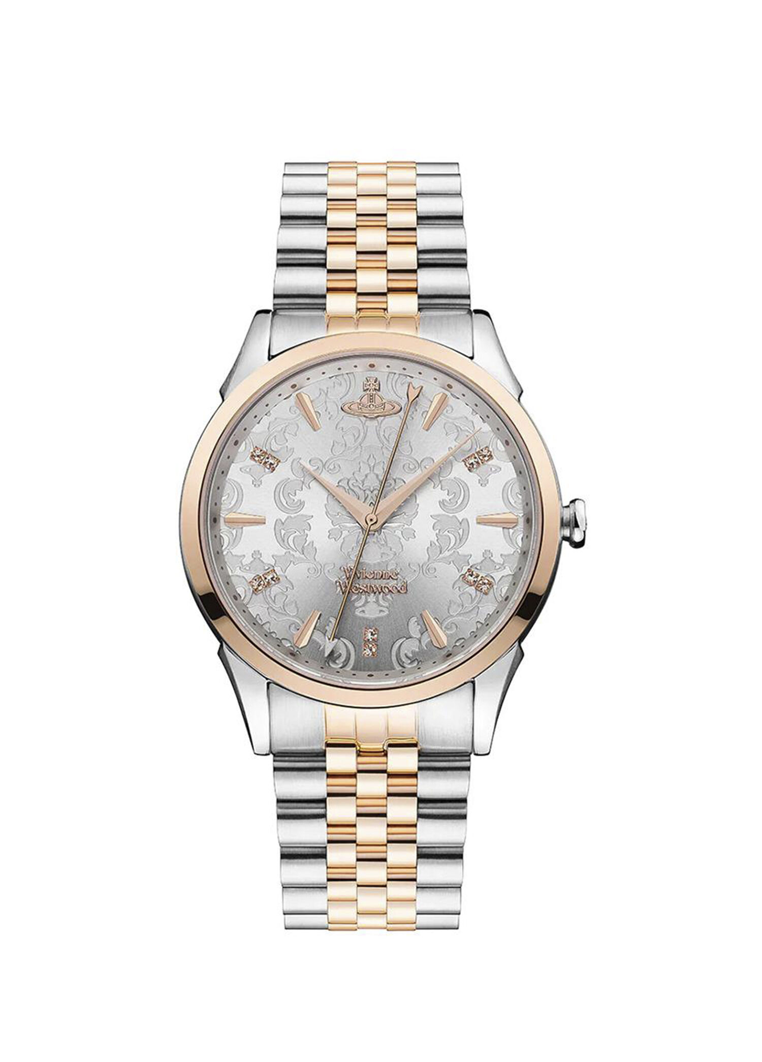 VV208RSSL Gümüş Rose Gold Çelik Kadın Kol Saati