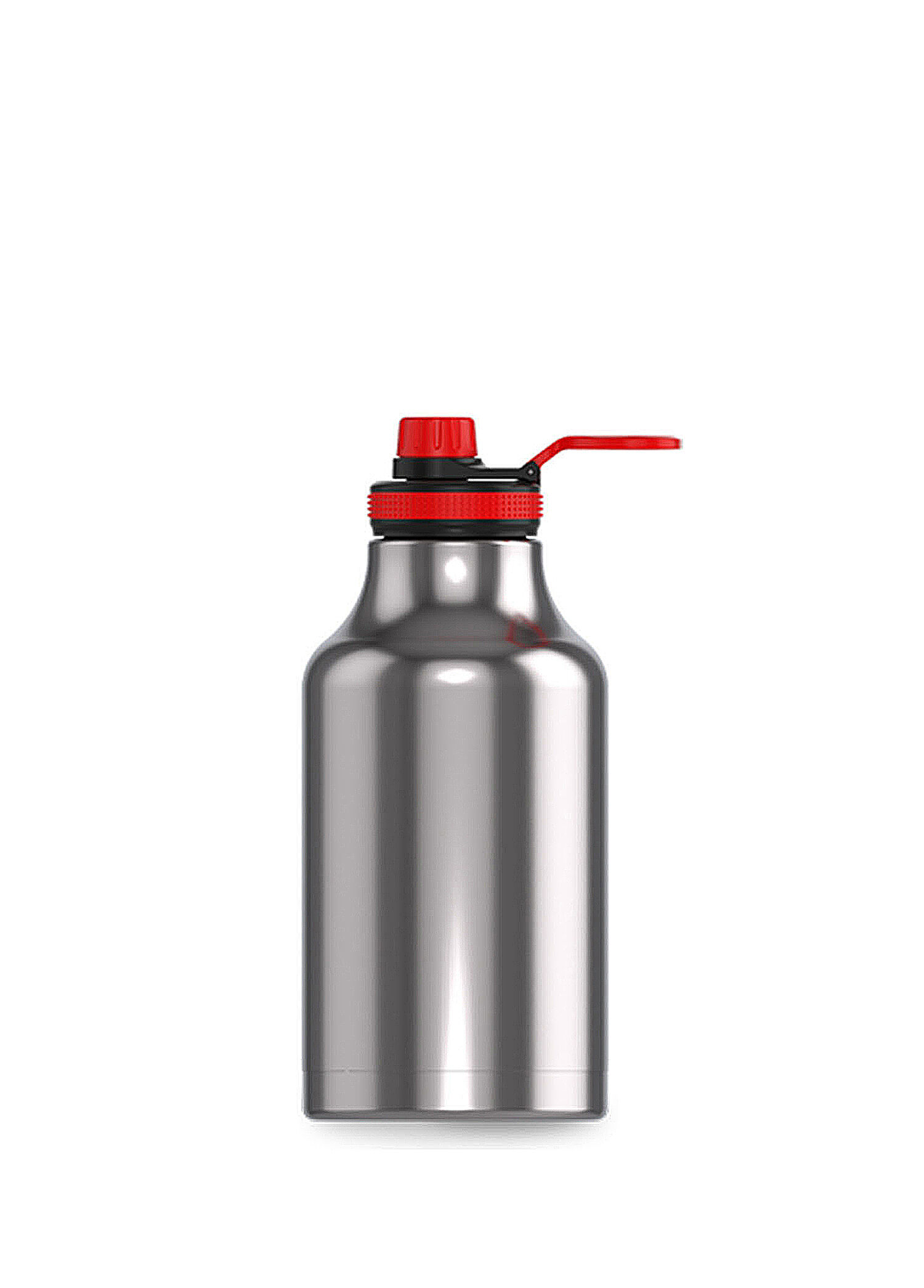 Inox Isı Yalıtımlı Gri Çelik Termos 2 lt