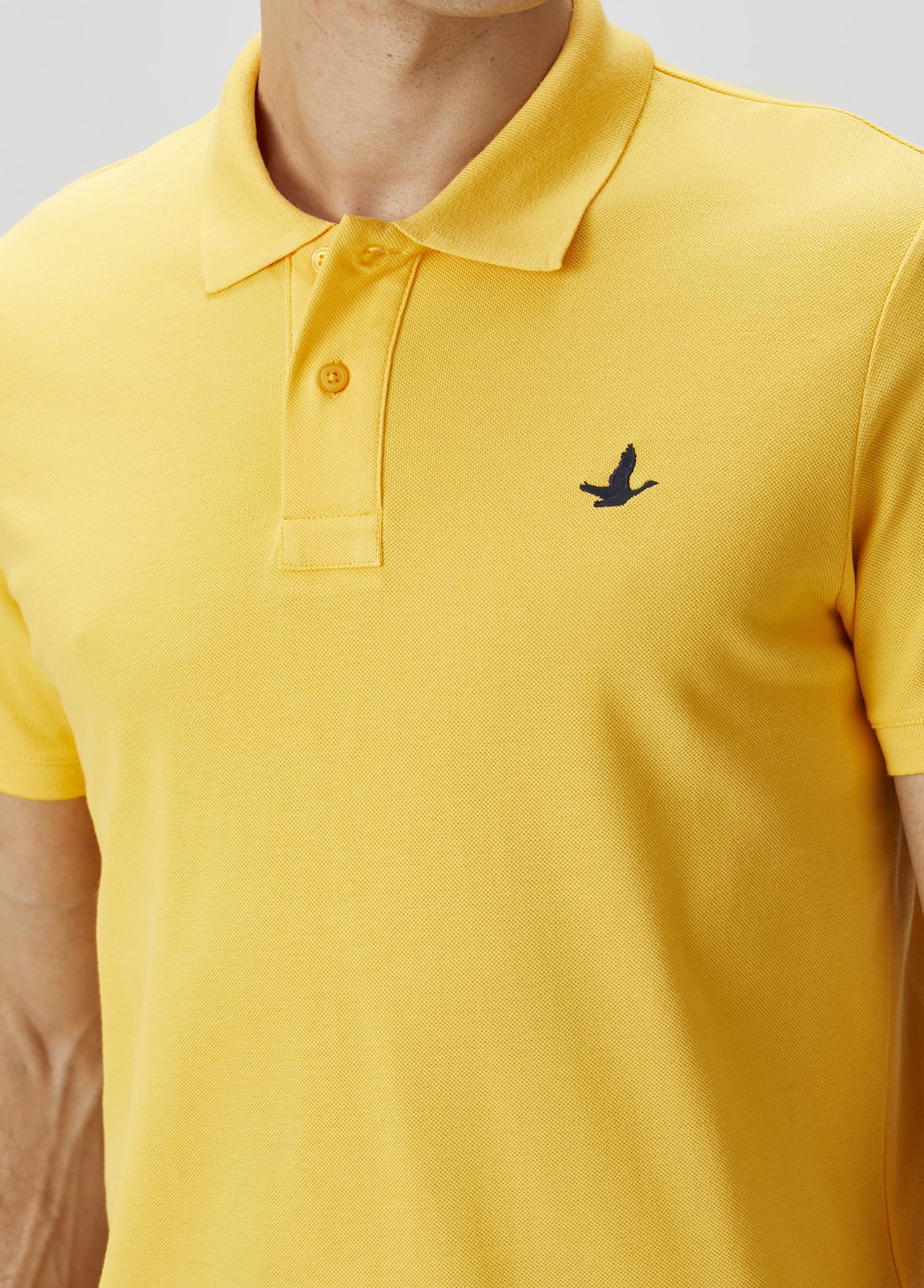 Sarı Polo Yaka T-shirt_4