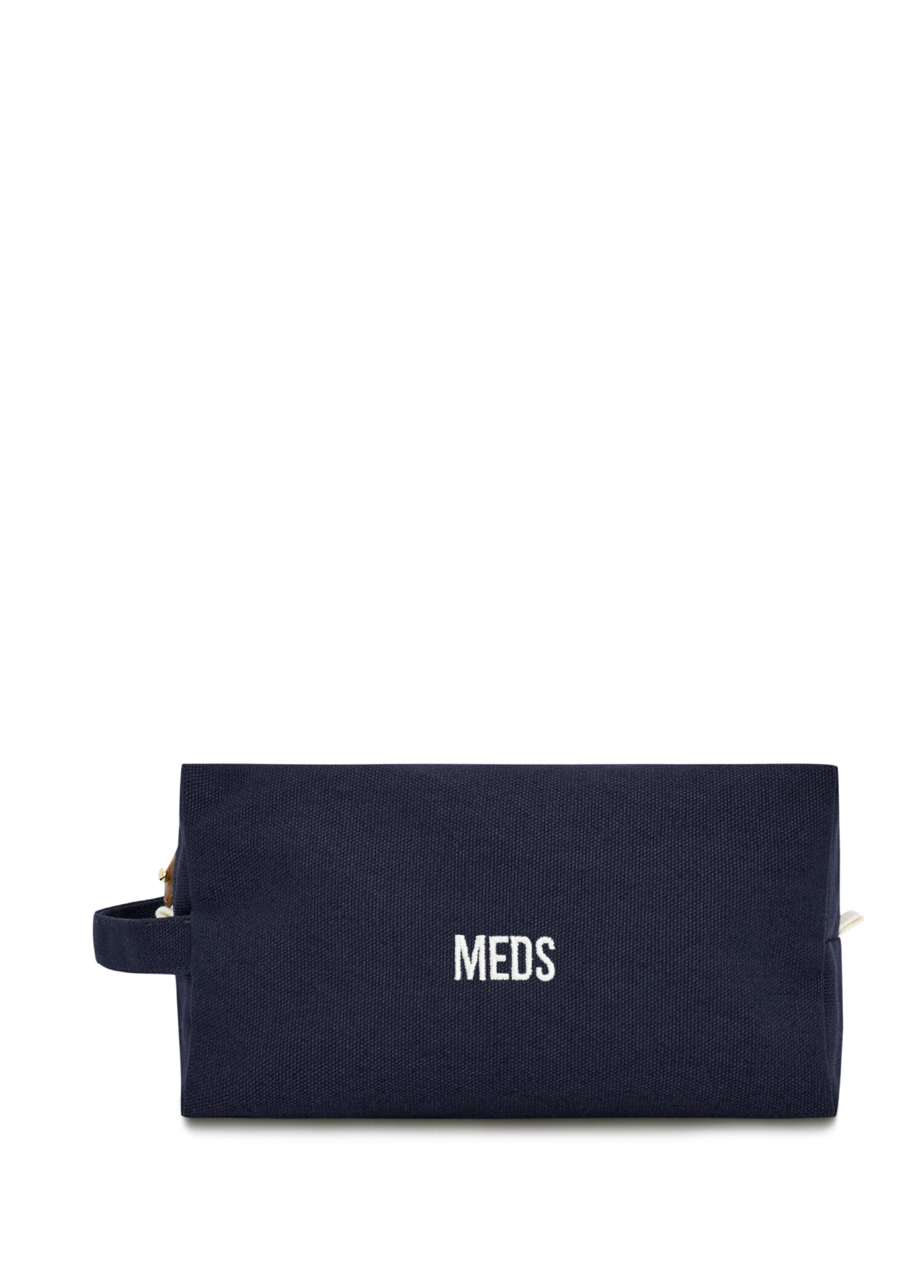 Meds Large Lacivert Kanvas Düzenleyici İlaç Aksesuar Çantası