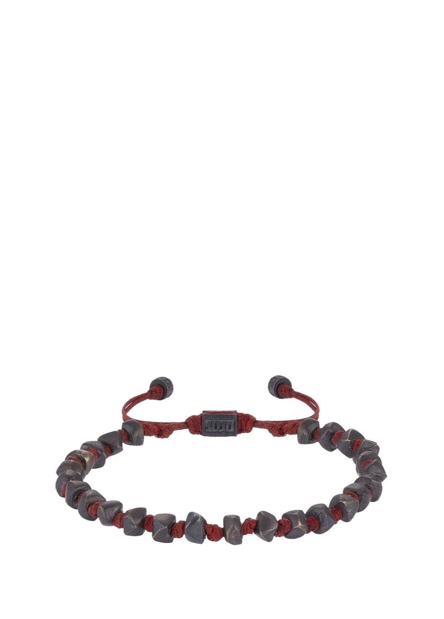 Rock Bordo Bronz Erkek Bileklik